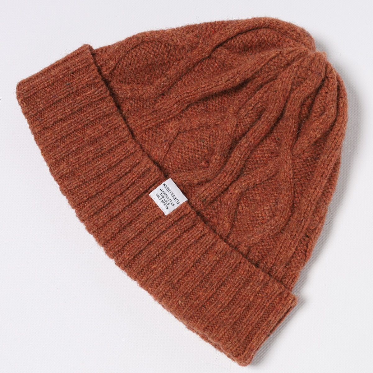 Norse Projects Norse Projects Magnus Beanie Hat aw11-12 Cable Wool Size ONE SIZE - 2 Thumbnail