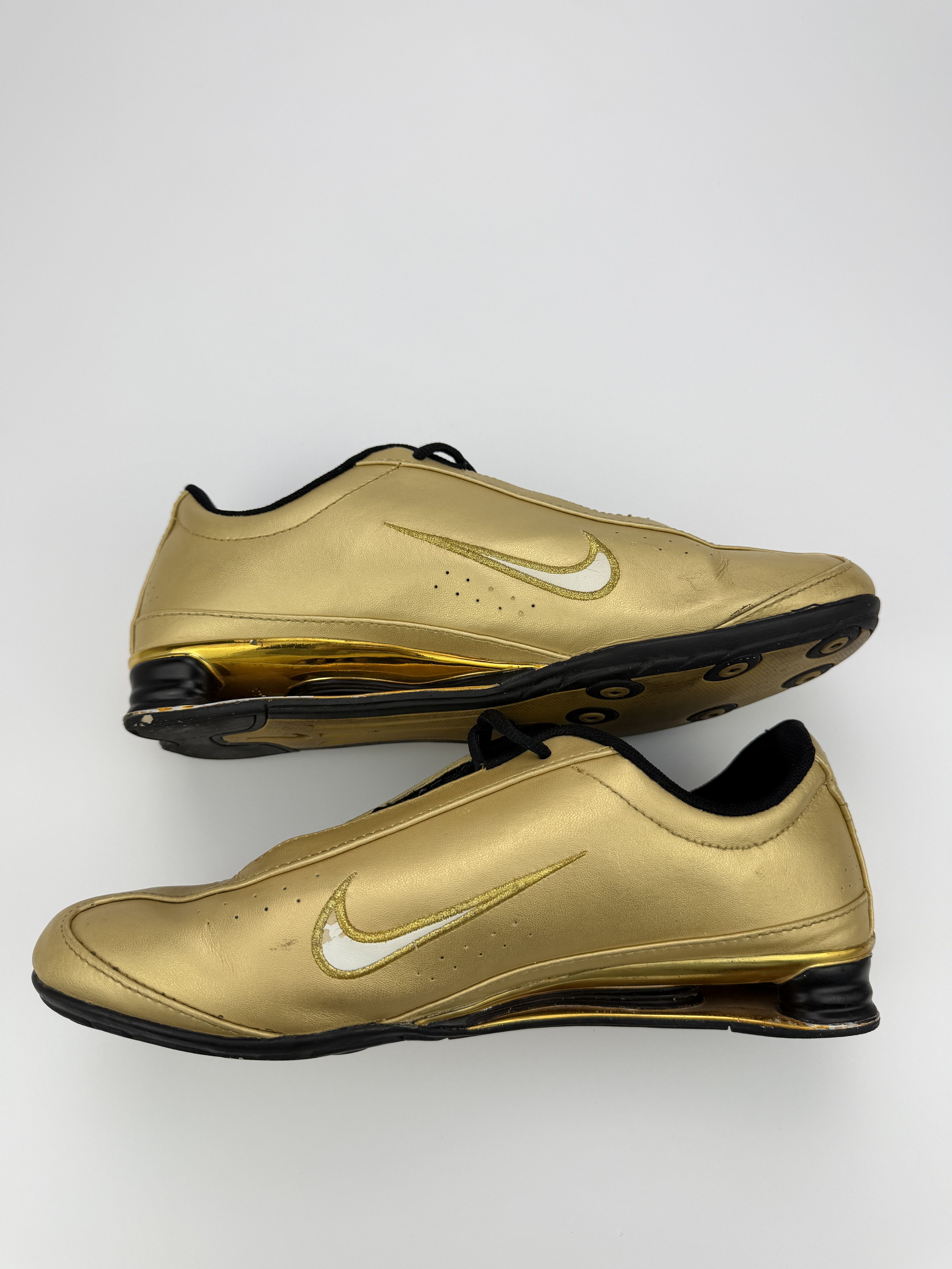 Nike Vintage 2007 Nike Shox Golden Leather Low Top Sneakers Size US 8 / EU 41 - 5 Thumbnail