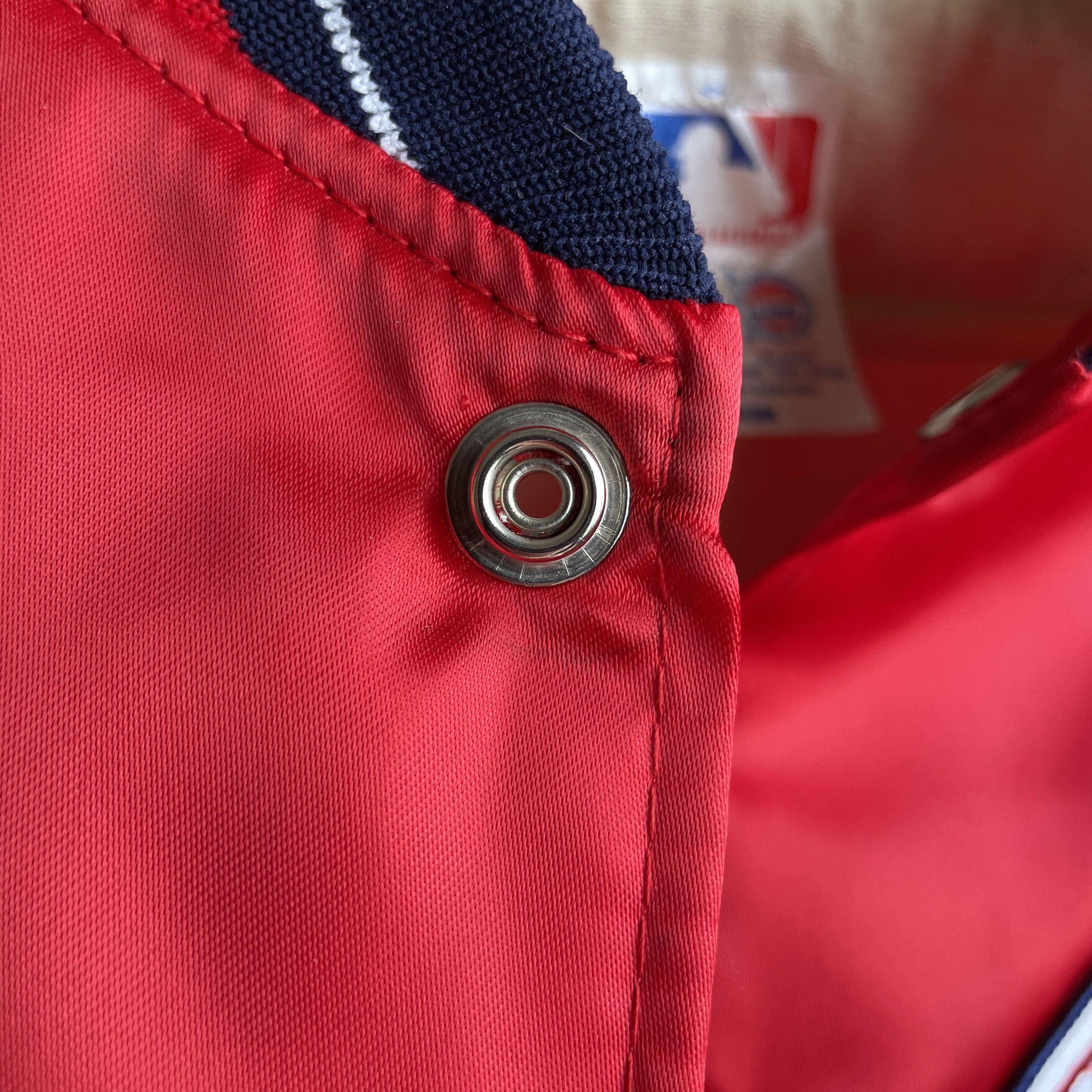 Vintage Indians Cleveland MLB Vintage 70's 80's Satin Bomber Size US M / EU 48-50 / 2 - 6 Thumbnail