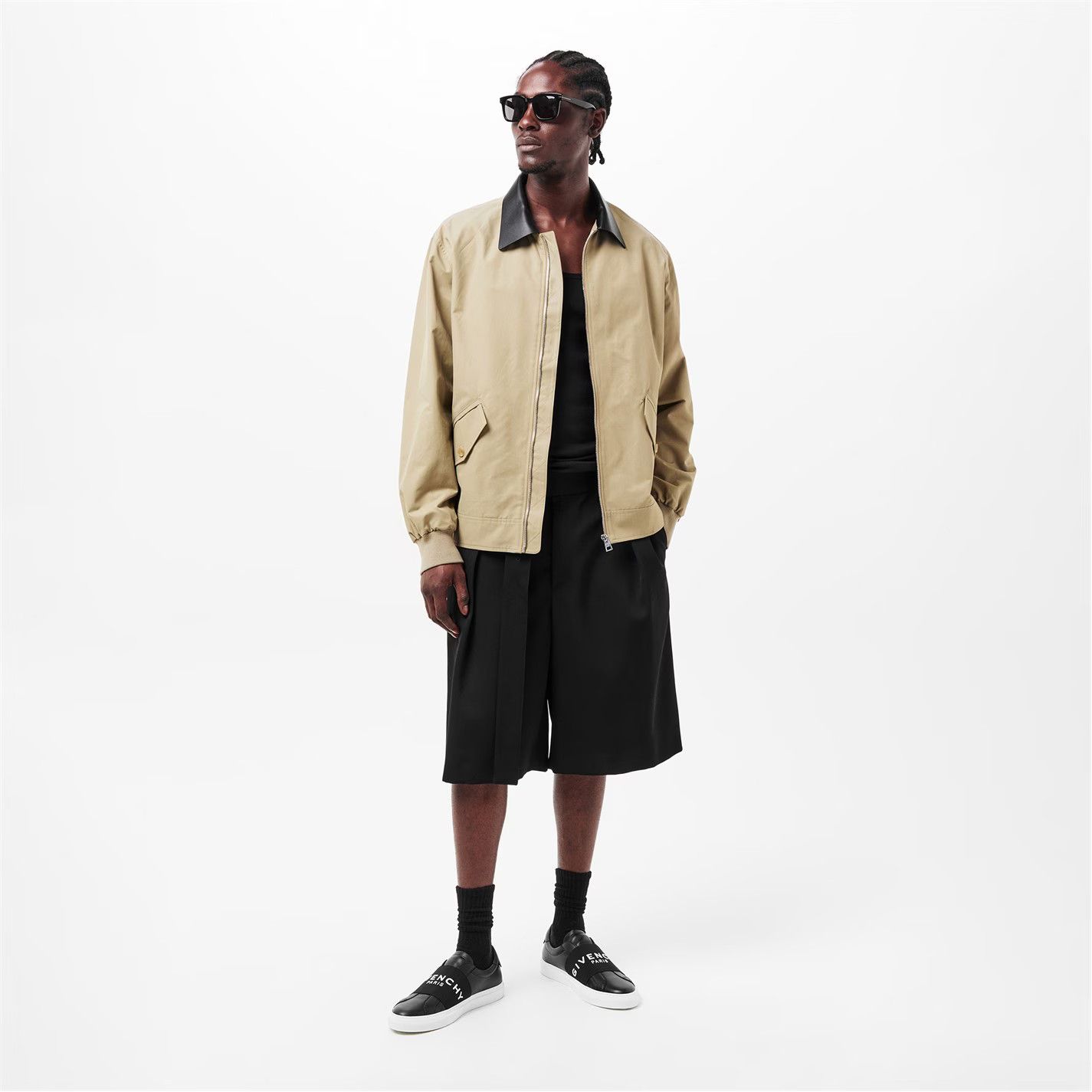 Givenchy o1g2r1mq0426 Coach Jacket in Beige Size US M / EU 48-50 / 2 - 6 Thumbnail