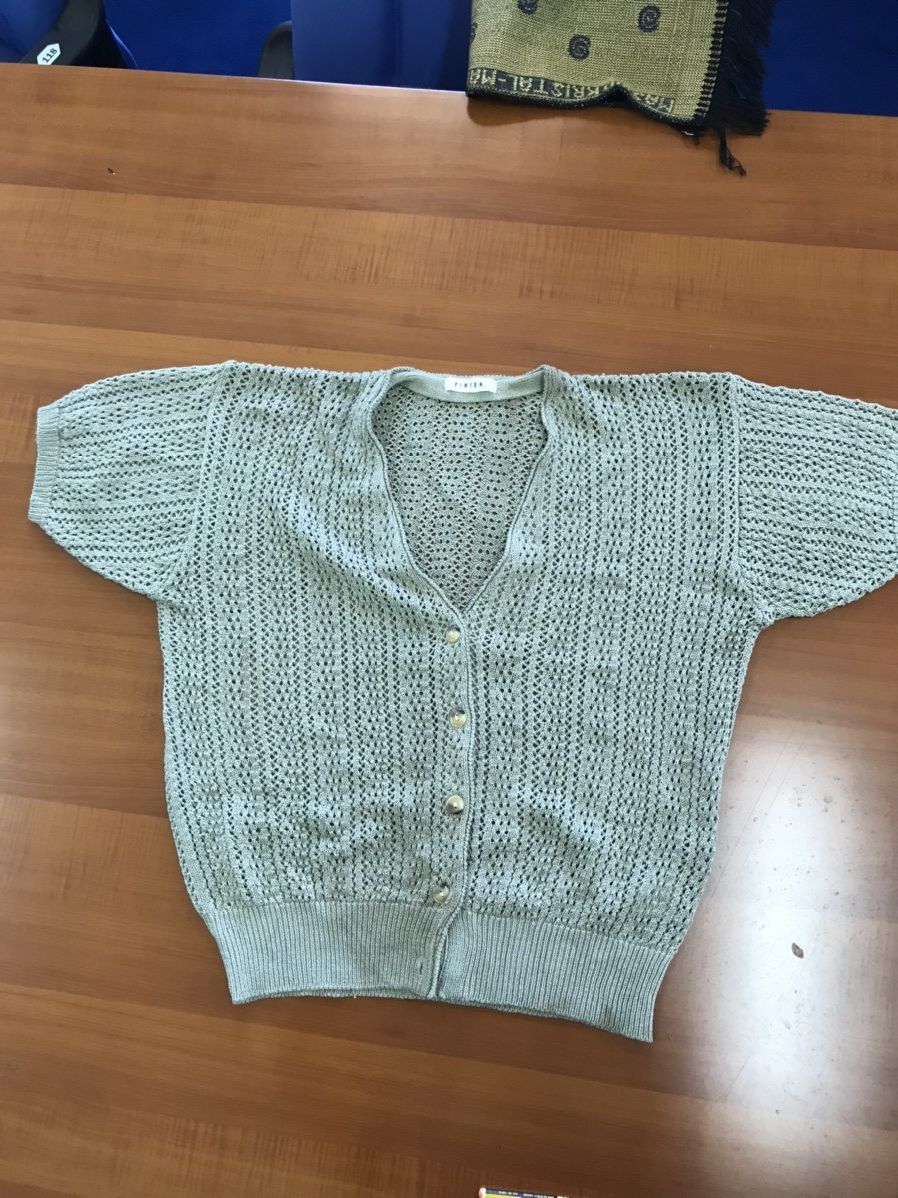 Vintage 🌿 Pinion Olive Knit Cardigan - Size L 🌿 Size US L / EU 52-54 / 3 - 18 Thumbnail
