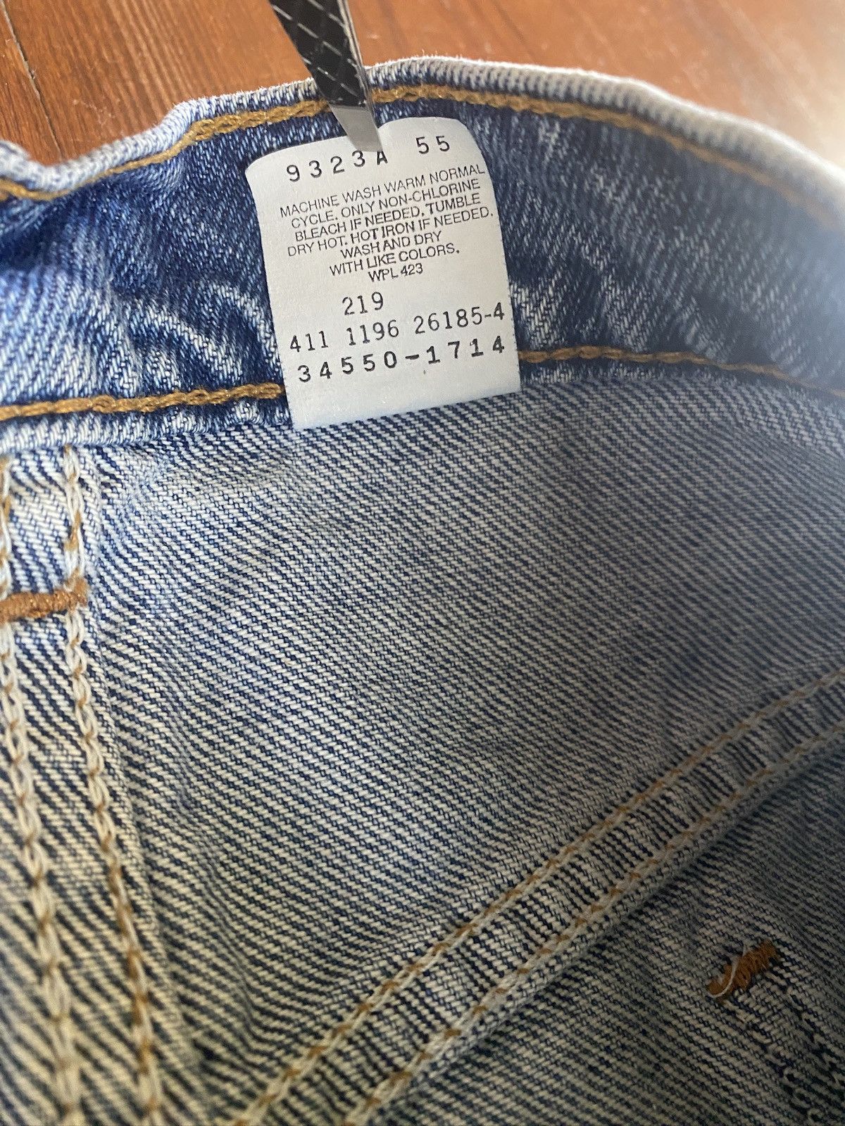 Levi's × Vintage Vintage ‘96 Levi’s 550 Orange Tab Relaxed Fit Jean Shorts Size US 37 - 15 Thumbnail