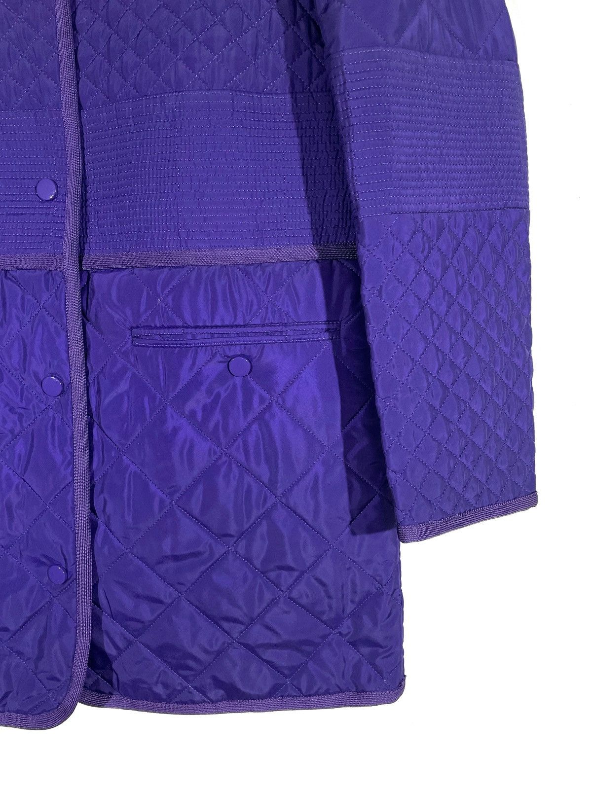 Missoni Missoni Quilted Purple Polyester Jacket Size 40/S-M Size M / US 6-8 / IT 42-44 - 2 Thumbnail