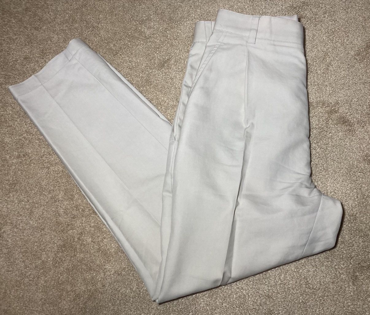 Dior SS20 Dior Homme Beige Pleated Slacks Pants Chino 2020 Kim J Size US 28 / EU 44 - 1 Thumbnail