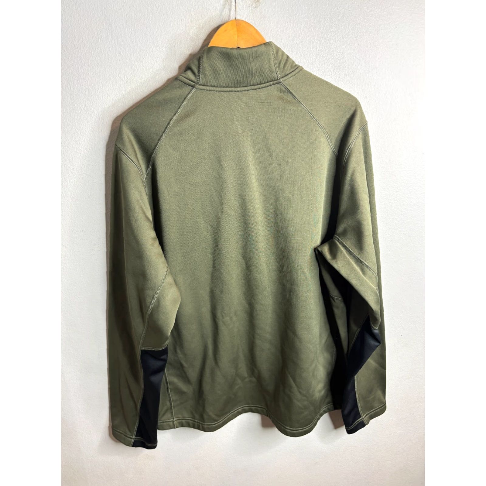 Nike Nike Sweatshirt Mens XL Green 1/4 Zip Fleece Lined Therma Fit Size US XL / EU 56 / 4 - 6 Thumbnail