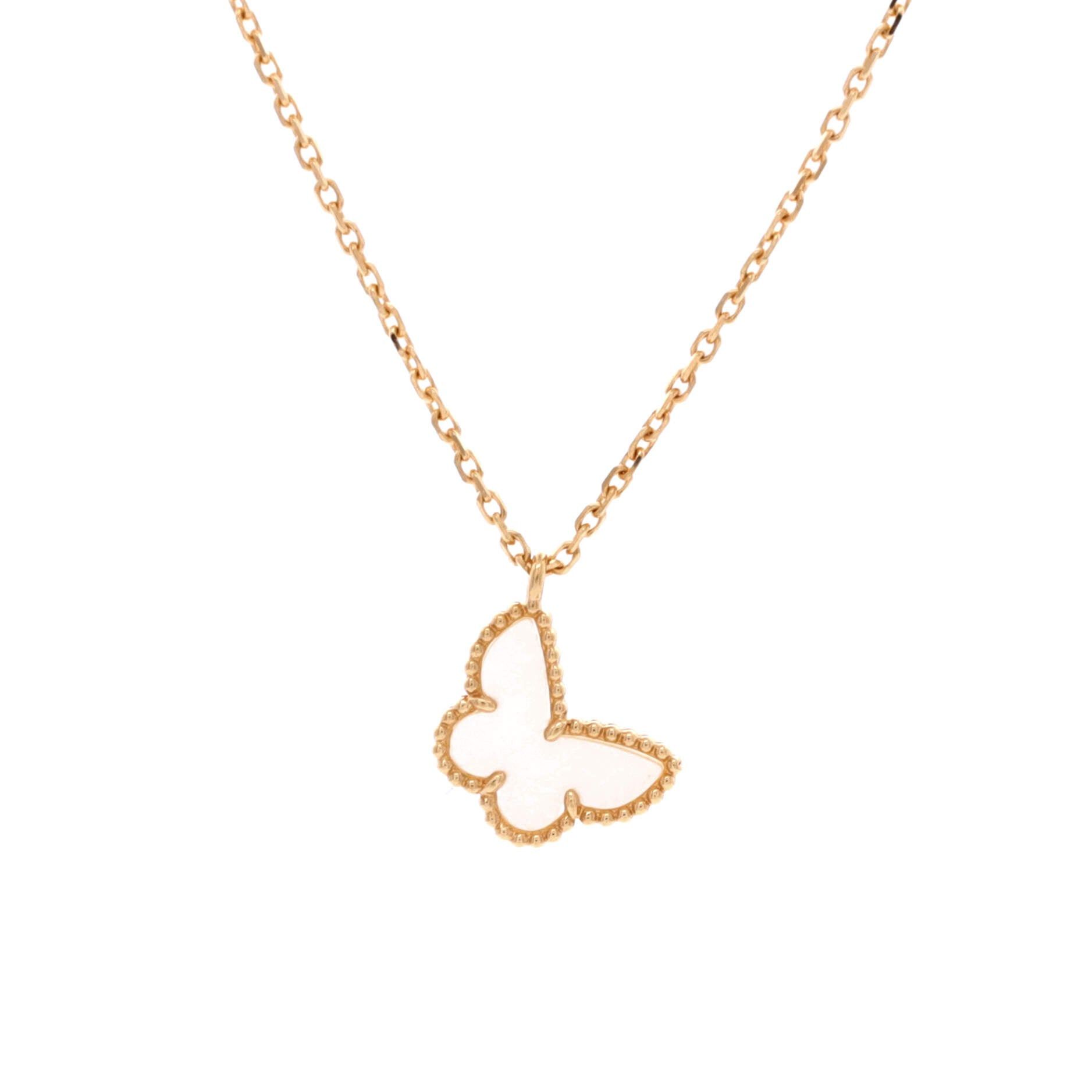 Van Cleef & Arpels Sweet Alhambra Butterfly Pendant Necklace Size ONE SIZE - 1 Thumbnail