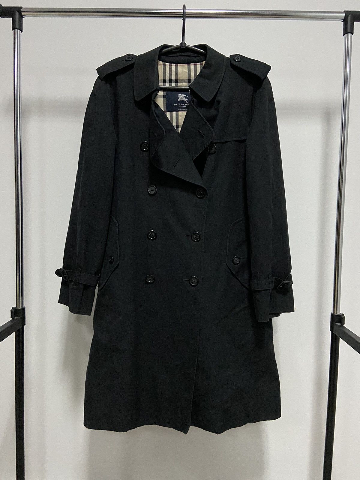 Burberry Burberry Nova Check Coat Vintage Casuals luxury Size L / US 10 / IT 46 - 1 Thumbnail