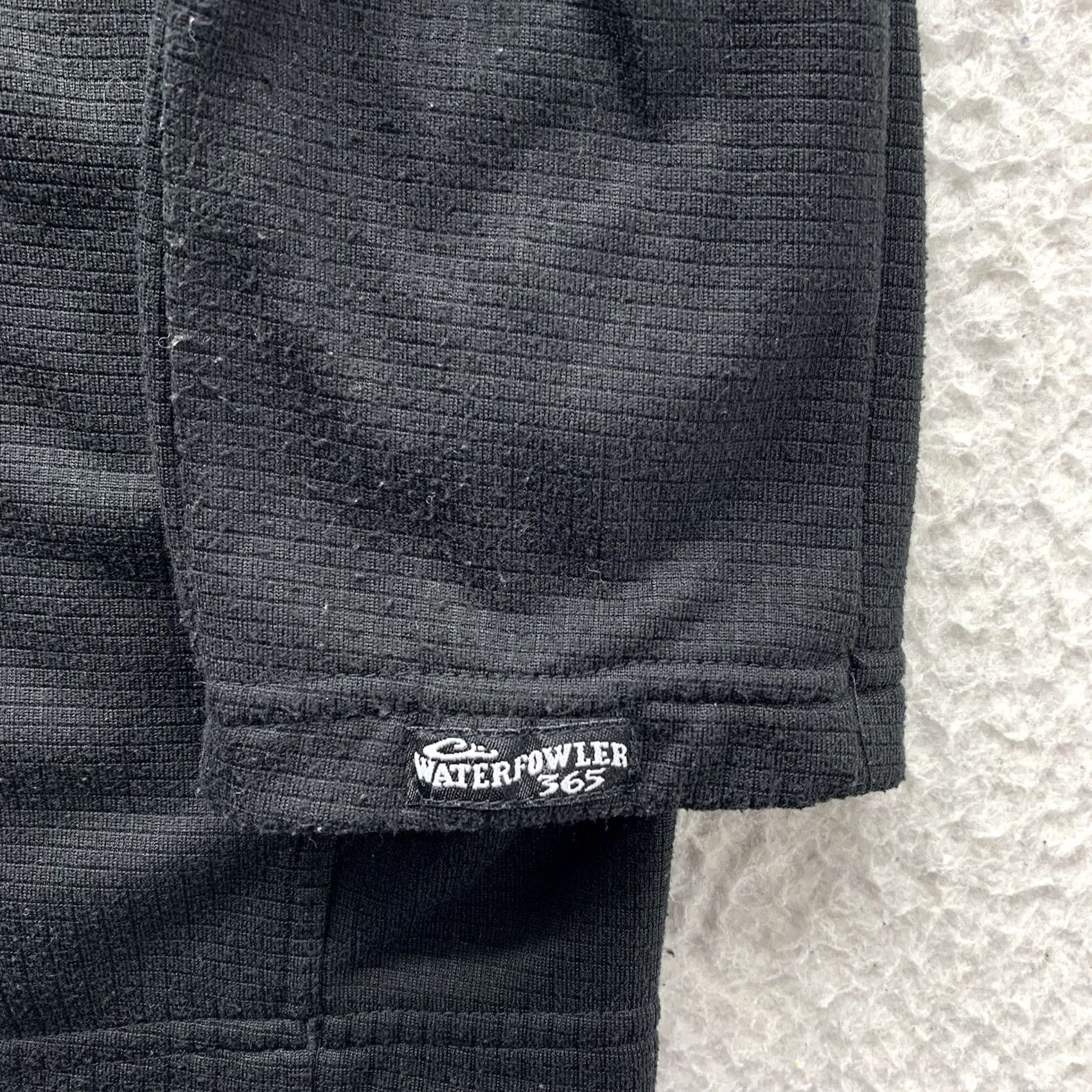 Vintage Drake Sweater Mens L Black Thermal Waffle Knit 1/4 Zip Pullover Outdoor Hunting Winter Fall 365 Waterfowler Size US L / EU 52-54 / 3 - 3 Thumbnail