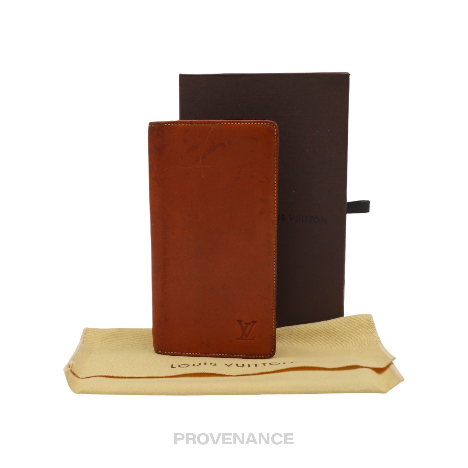 Louis Vuitton 🔴 Louis Vuitton Long Wallet - Nomade Caramel Leather Size ONE SIZE - 1 Thumbnail
