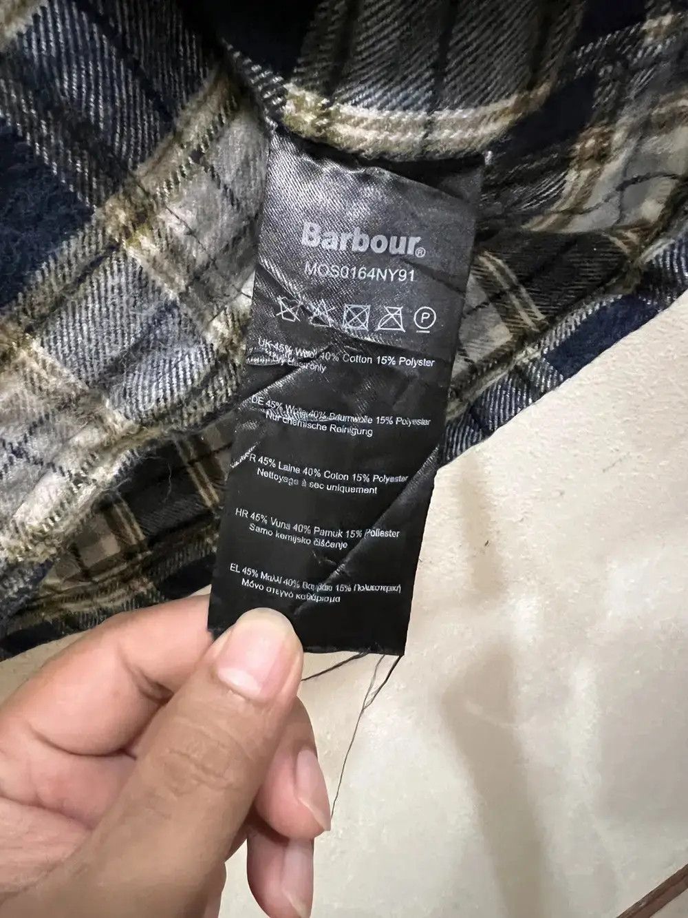 Barbour Barbour Plaid Tartan Wool Flannel Shirt Size US S / EU 44-46 / 1 - 6 Thumbnail