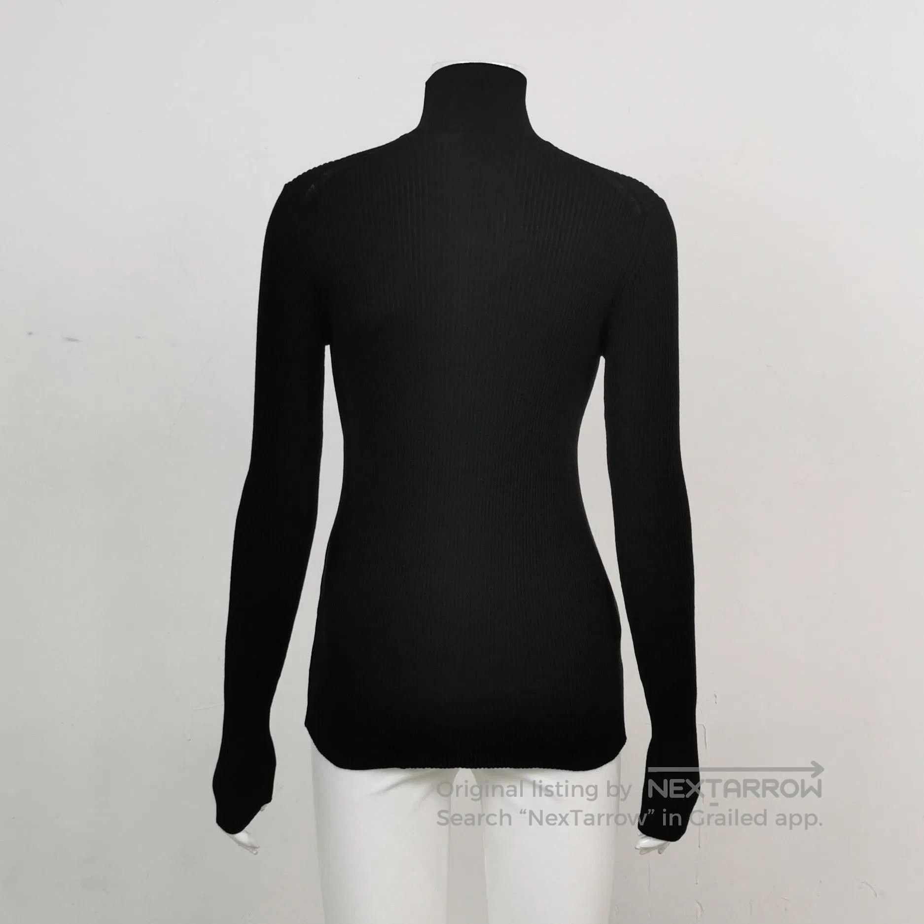 Prada Prada Black Wool Turtleneck Long Sleeve Sweater . Size S / US 4 / IT 40 - 2 Thumbnail