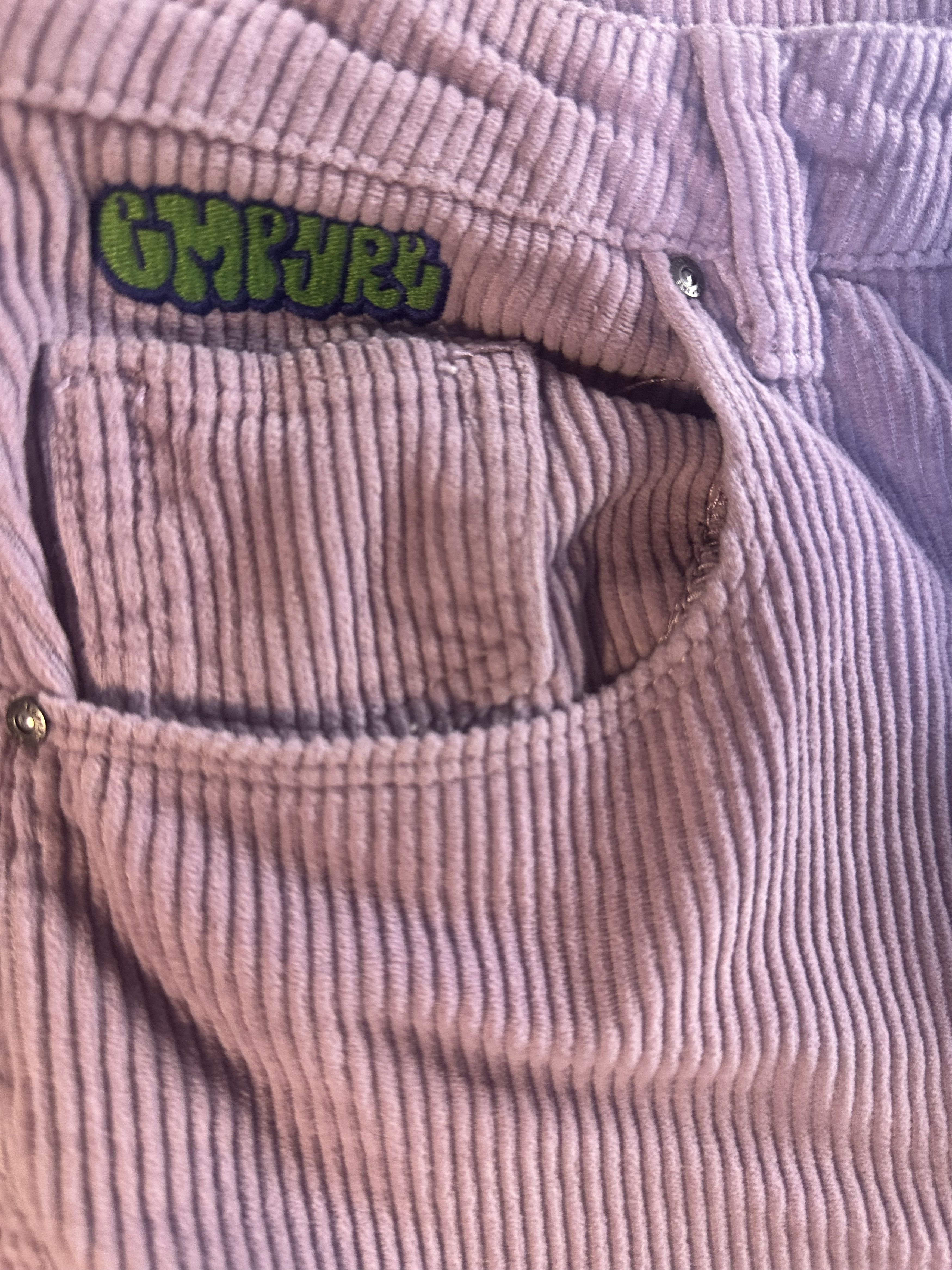 Empyre Empyre Tori Sk8 Baggy Corduroy Pants Sz 8 lavender 90s Y2K Size 30" / US 8 / IT 44 - 6 Thumbnail