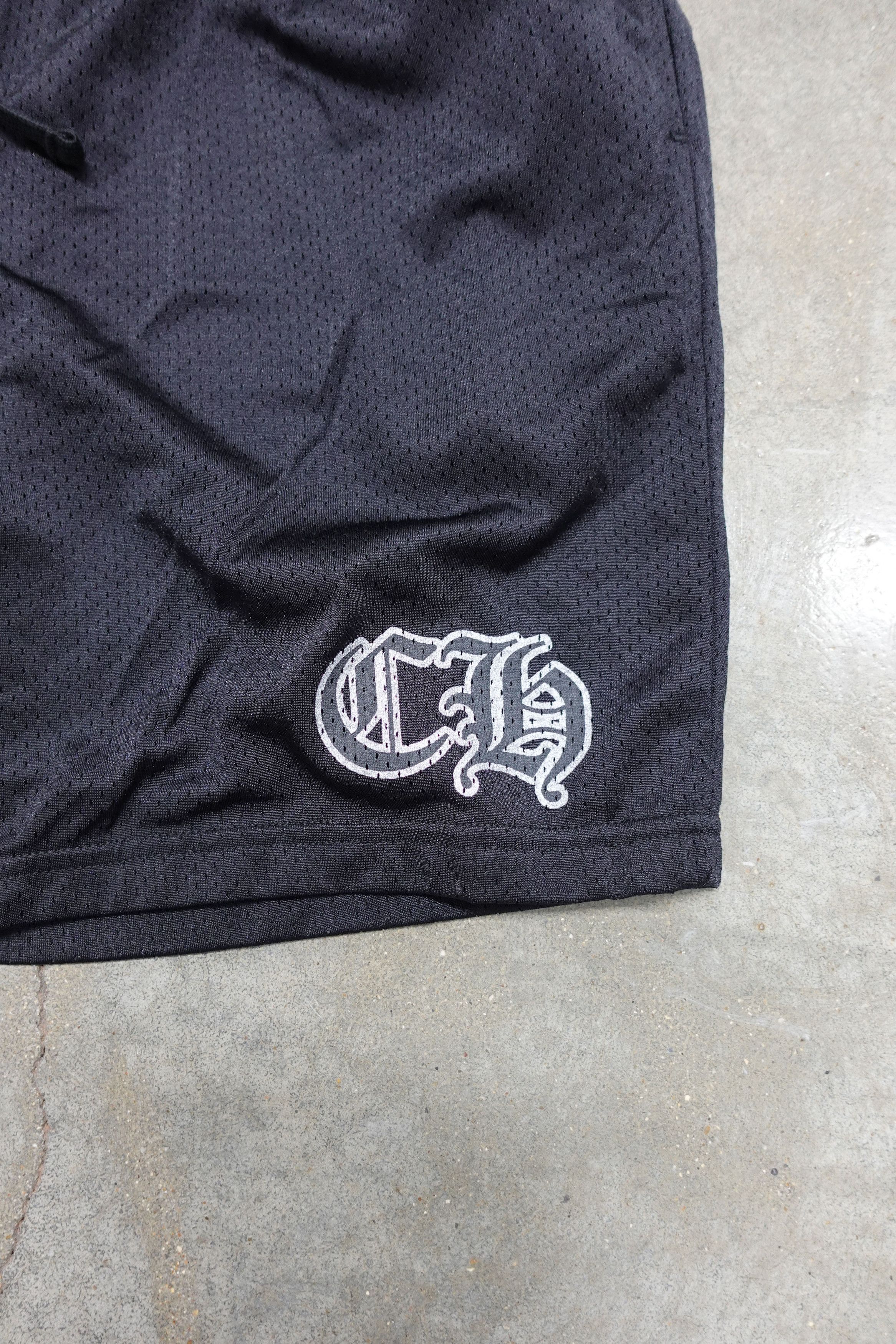 Chrome Hearts CHROME HEARTS MESH JERSEY SHORTS BLACK Size US 36 / EU 52 - 3 Thumbnail