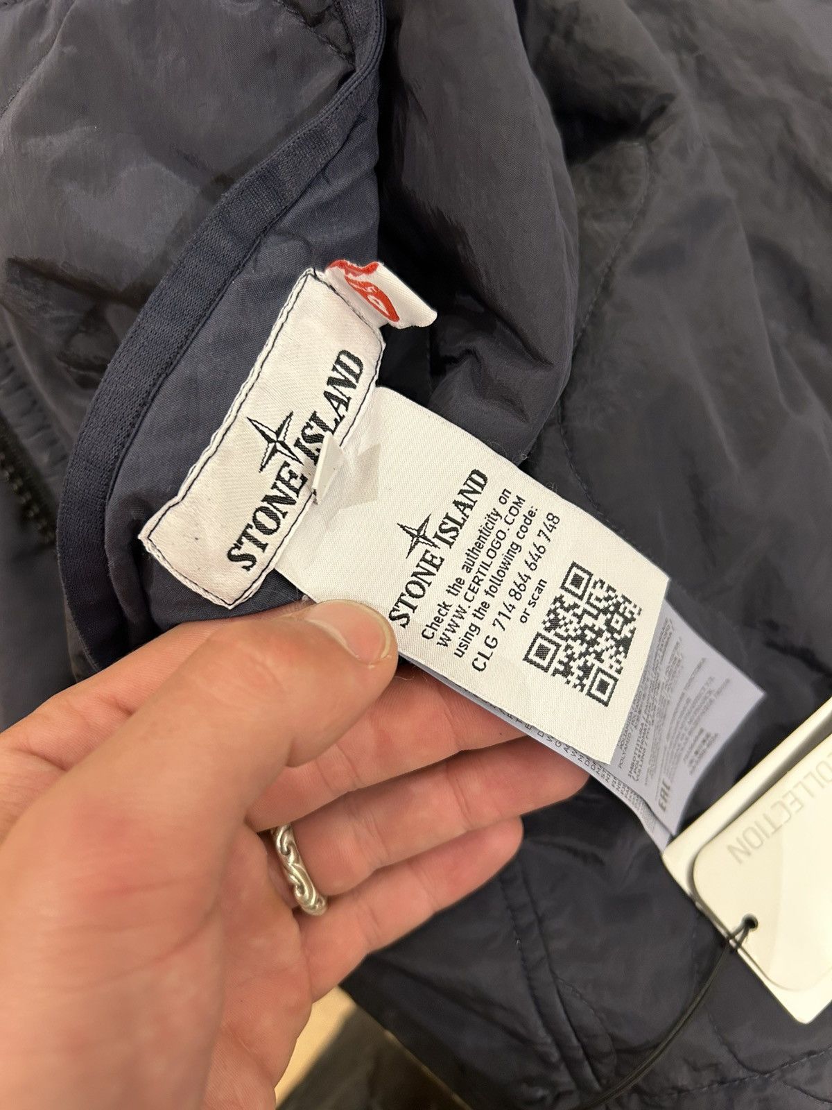Stone Island Stone Island Reversible Nylon Metal Cotton Jacket Size US L / EU 52-54 / 3 - 8 Thumbnail