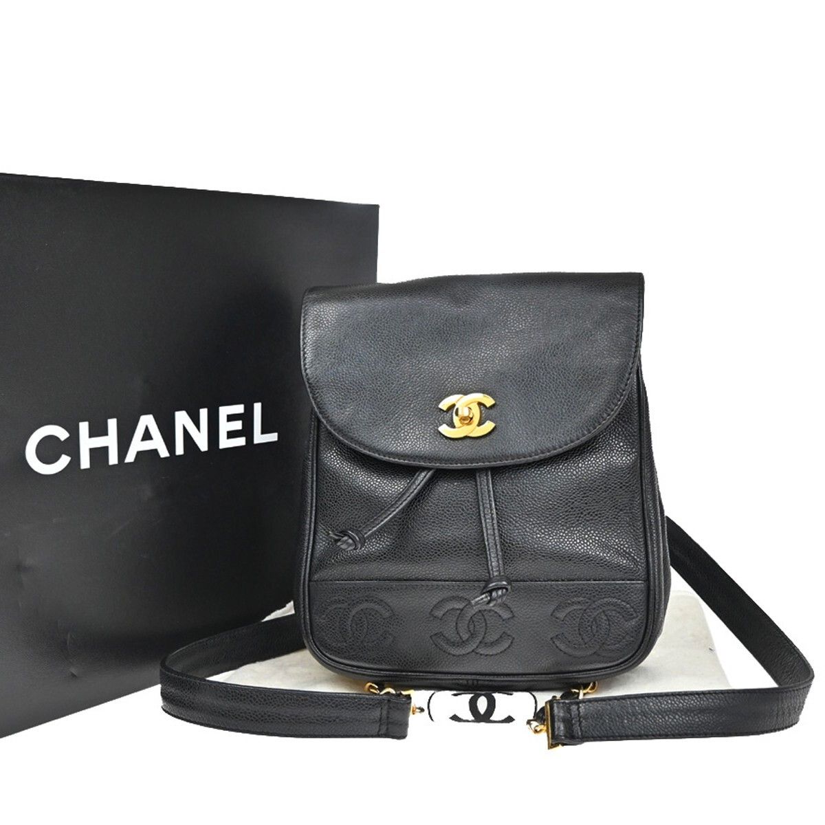 Chanel Chanel Vintage Backpack Calfskin Size ONE SIZE - 1 Thumbnail