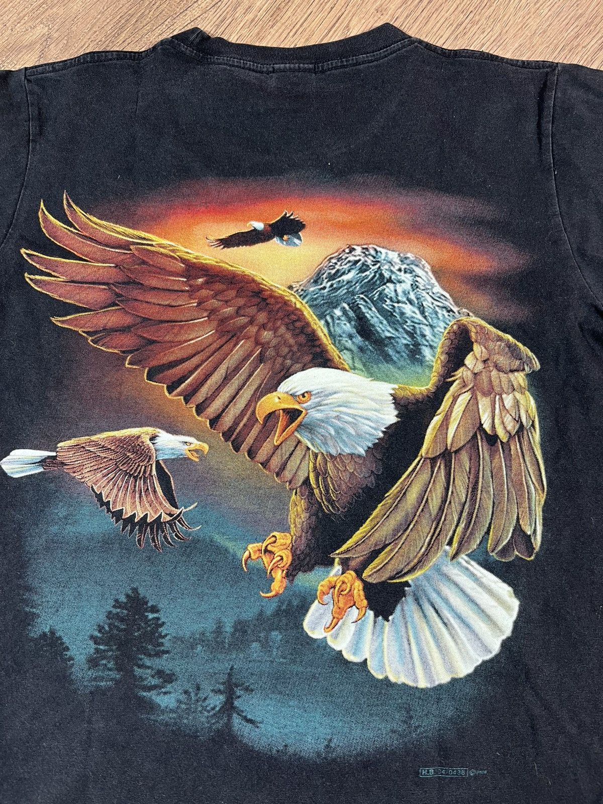 Vintage Vintage Rock Eagle T Shirt Motorcycle Size US M / EU 48-50 / 2 - 8 Thumbnail