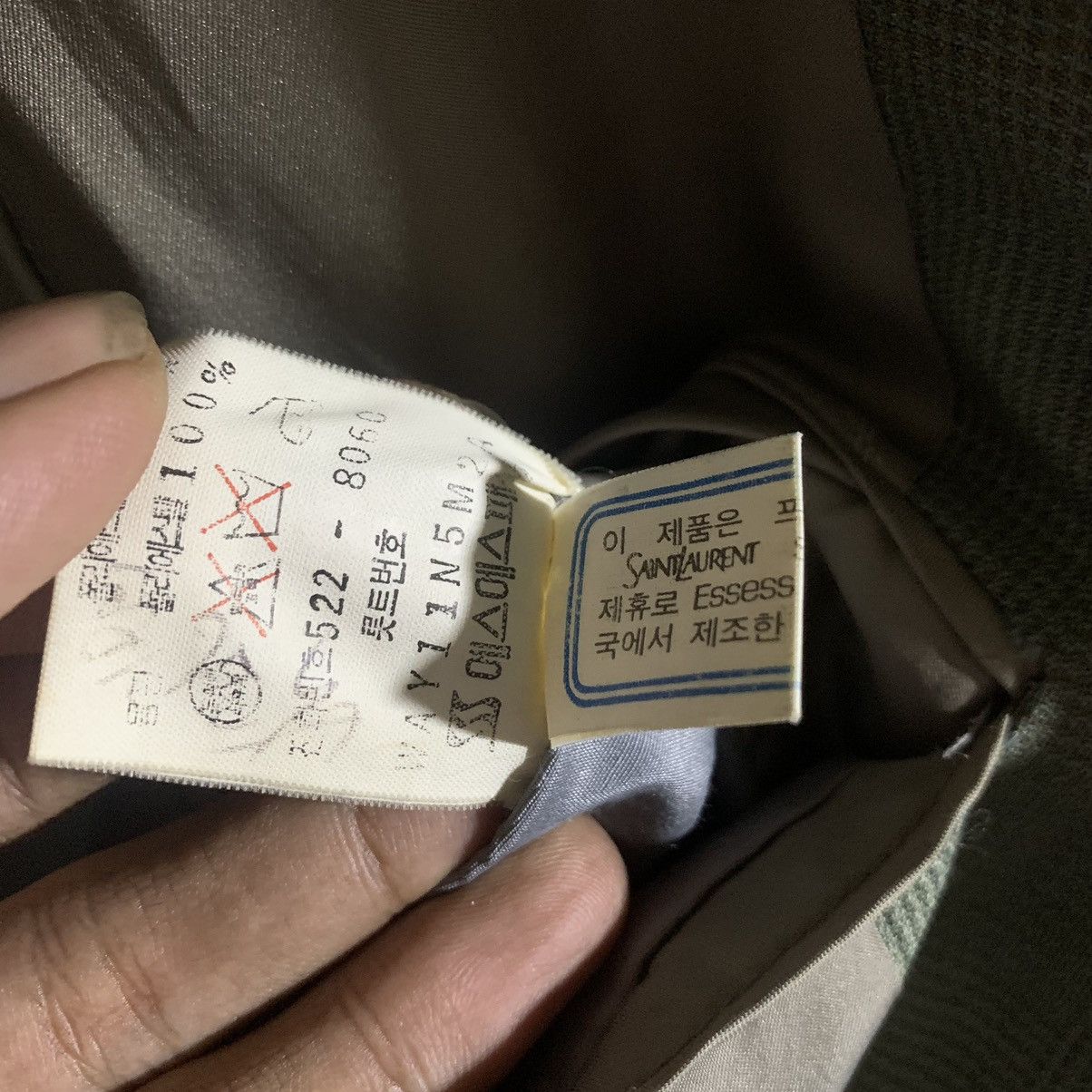 Saint Laurent Paris × Vintage × Yves Saint Laurent Vintage Yves Saint Laurent Blazer Size 42R - 6 Thumbnail