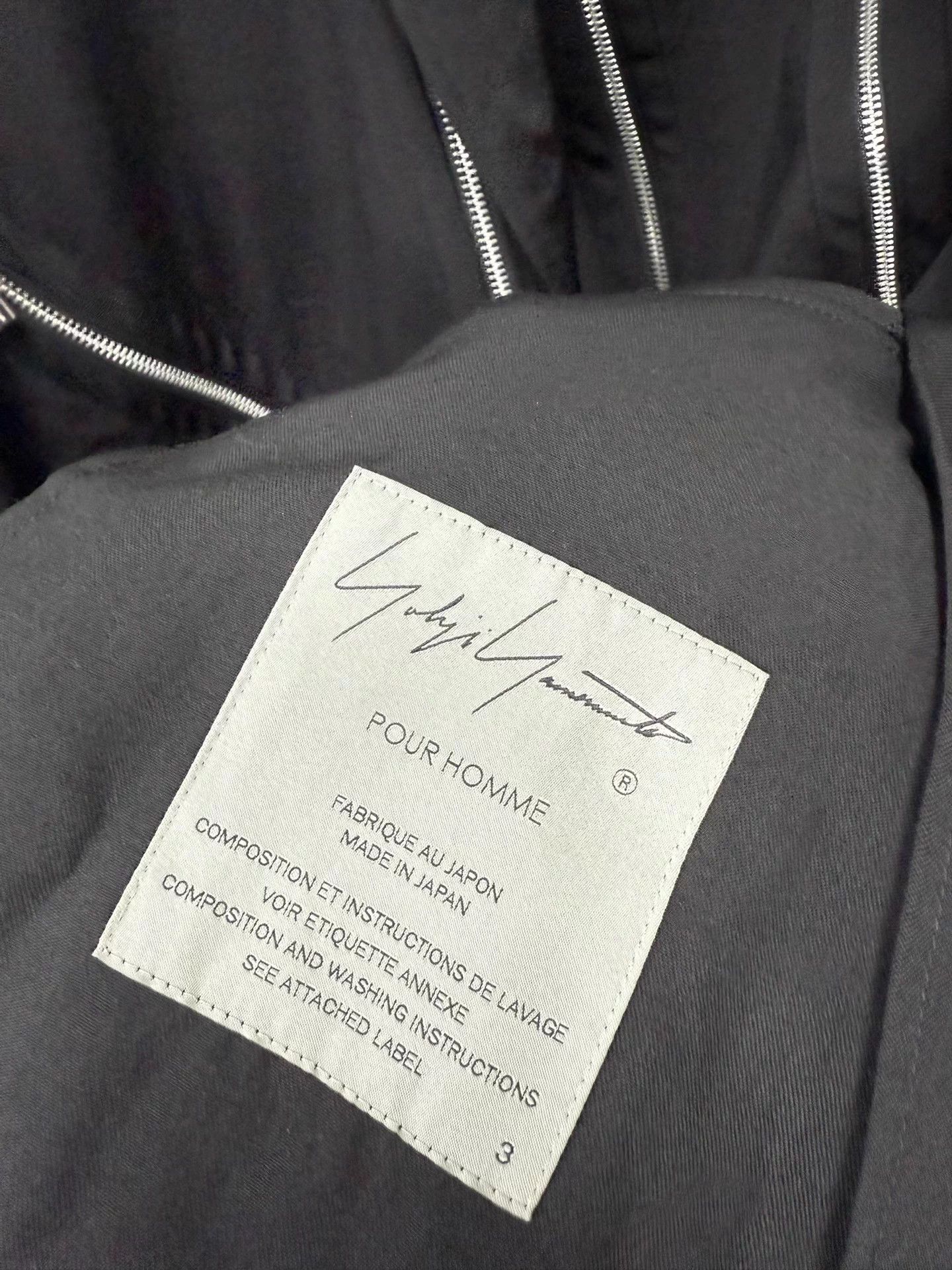 Yohji Yamamoto Yohji Yamamoto pour homme Zipper Wool Suit Size US L / EU 52-54 / 3 - 6 Thumbnail