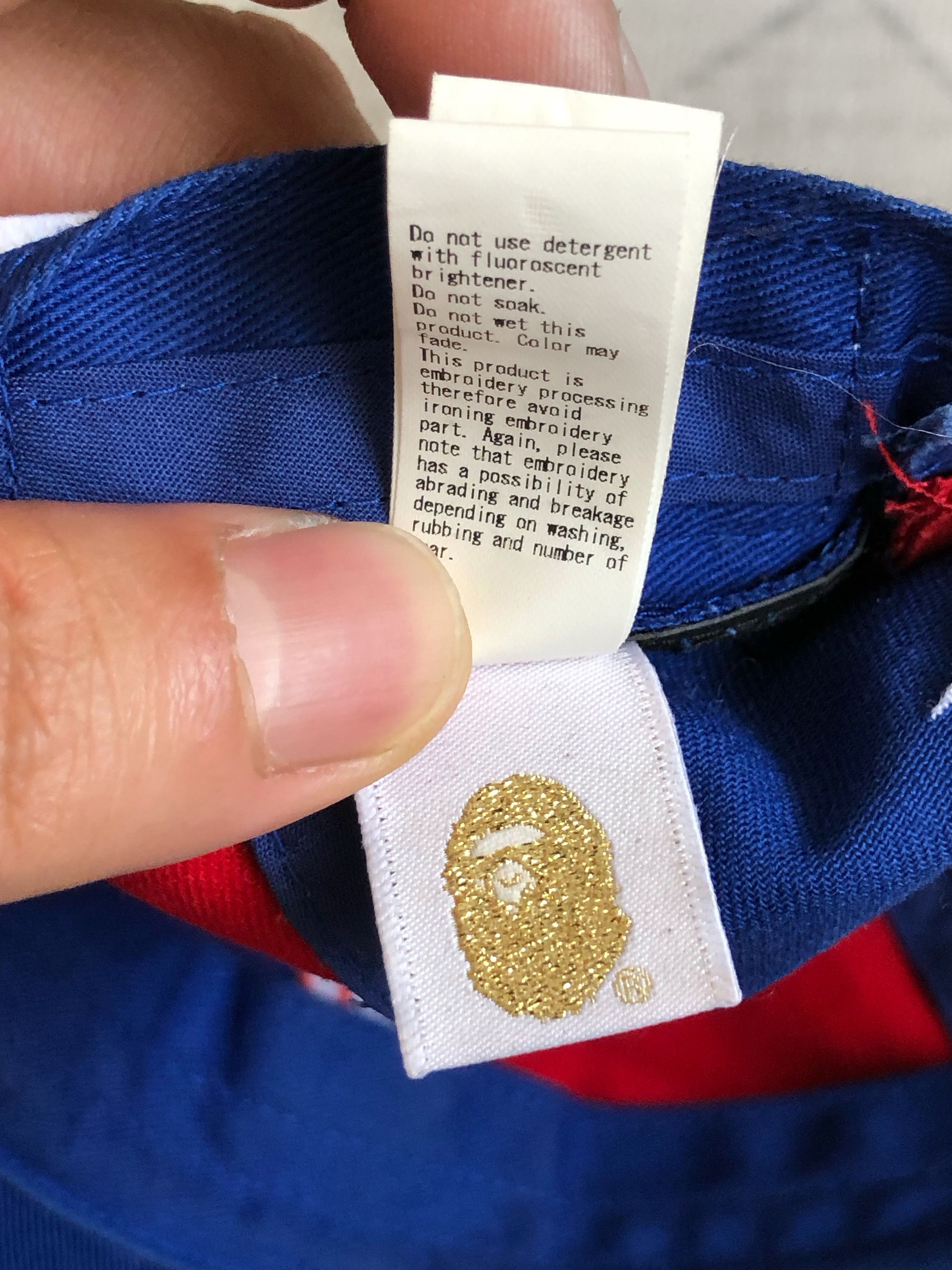 Bape RARE🔥SS17 BAPE PARIS STORE TRICOLOR PANEL HAT Size ONE SIZE - 13 Thumbnail