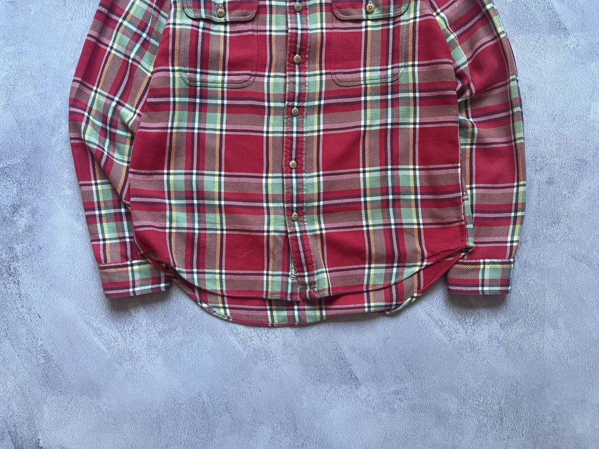Polo Ralph Lauren × Vintage Polo Ralph Lauren Overshirt Cotton Flannel Light Jacket Size US M / EU 48-50 / 2 - 3 Thumbnail