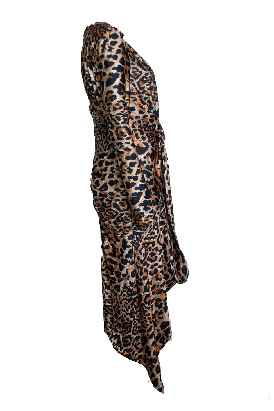 H&M × Paco Rabanne Paco Rabanne x H&M, Midi leopard dress Size M / US 6-8 / IT 42-44 - 4 Thumbnail