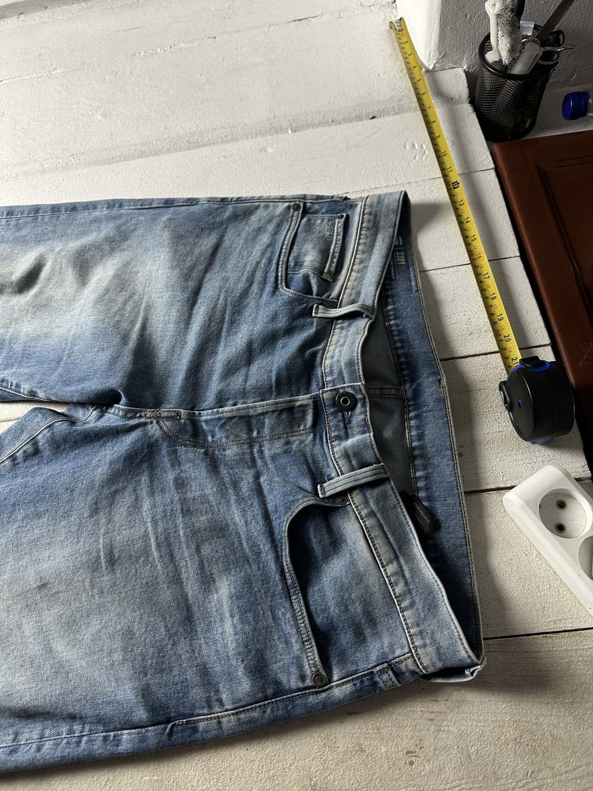 G-Star 🚨PUNK G STAR OPIUM 96 BLUE MENS JEANS Y2k BIKER Size US 36 / EU 52 - 2 Thumbnail