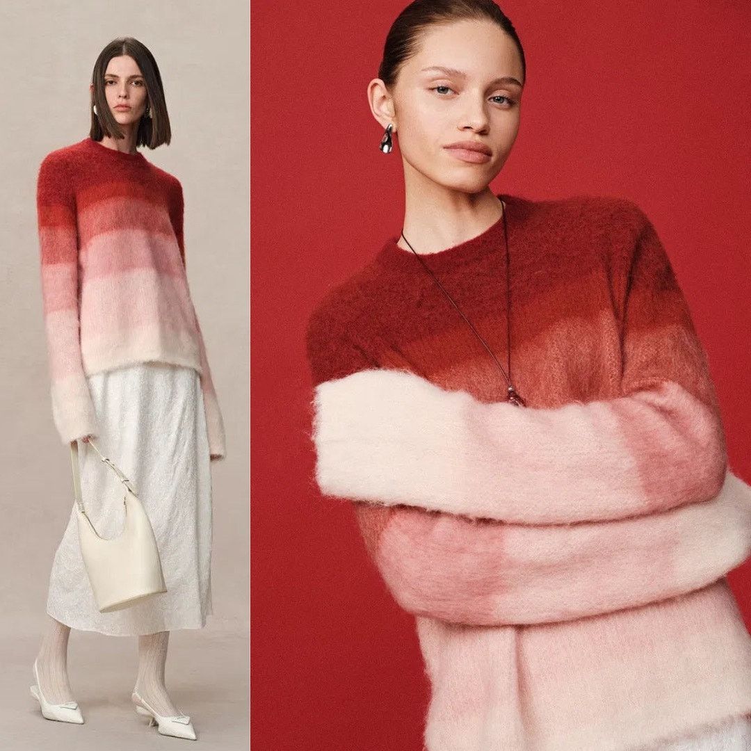 Other Stefania Bosio with Fabrique | Cherry Ombré Sweater M Size M / US 6-8 / IT 42-44 - 2 Thumbnail
