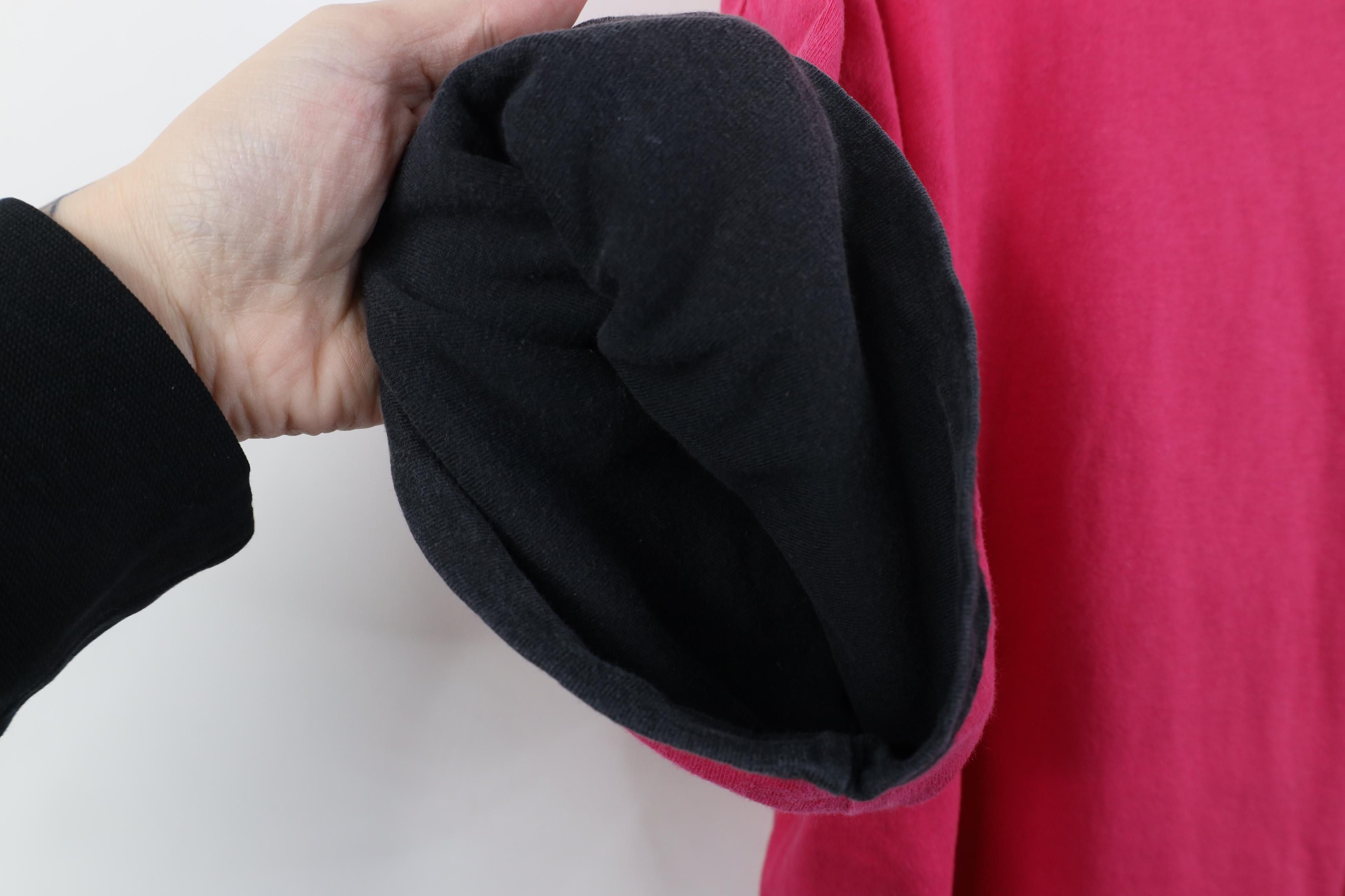 Vintage Vintage 90s Streetwear Earth Layered Roll Cuff T-Shirt USA Size L / US 10 / IT 46 - 8 Thumbnail