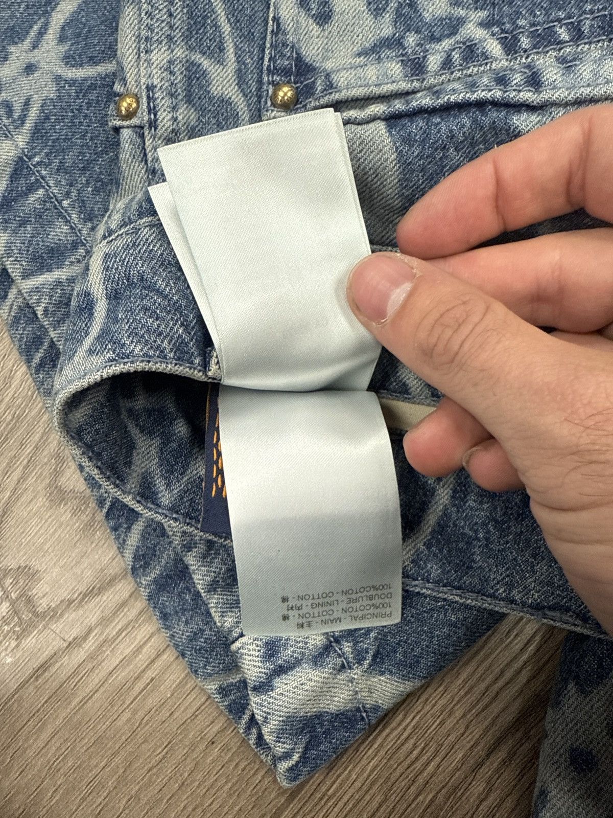 Louis Vuitton Louis Vuitton Jean Shirt and Jean shorts set XL top 34 Size US XL / EU 56 / 4 - 5 Thumbnail