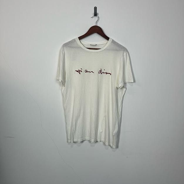 Dior Dior Embroidered Logo T-Shirt Size M Size US M / EU 48-50 / 2 - 1 Thumbnail