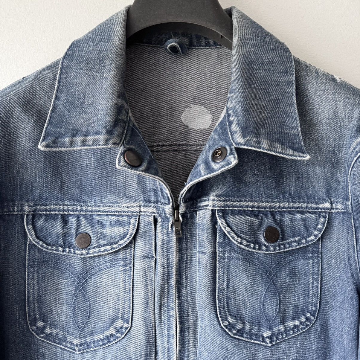 Gucci Gucci By Tom Ford SS2004 Cropped Denim Western Moto Jacket Size US M / EU 48-50 / 2 - 5 Thumbnail
