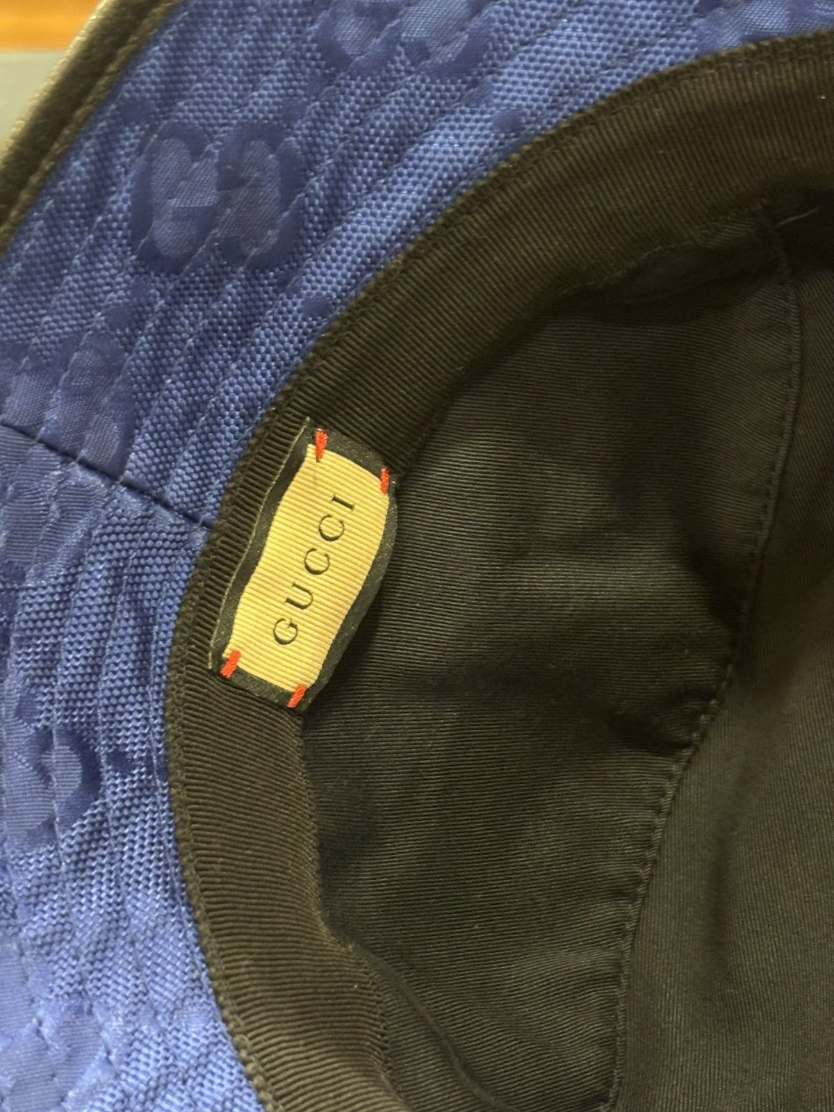 Gucci Gucci GG Monogram Bucket Hat Blue Size ONE SIZE - 5 Thumbnail