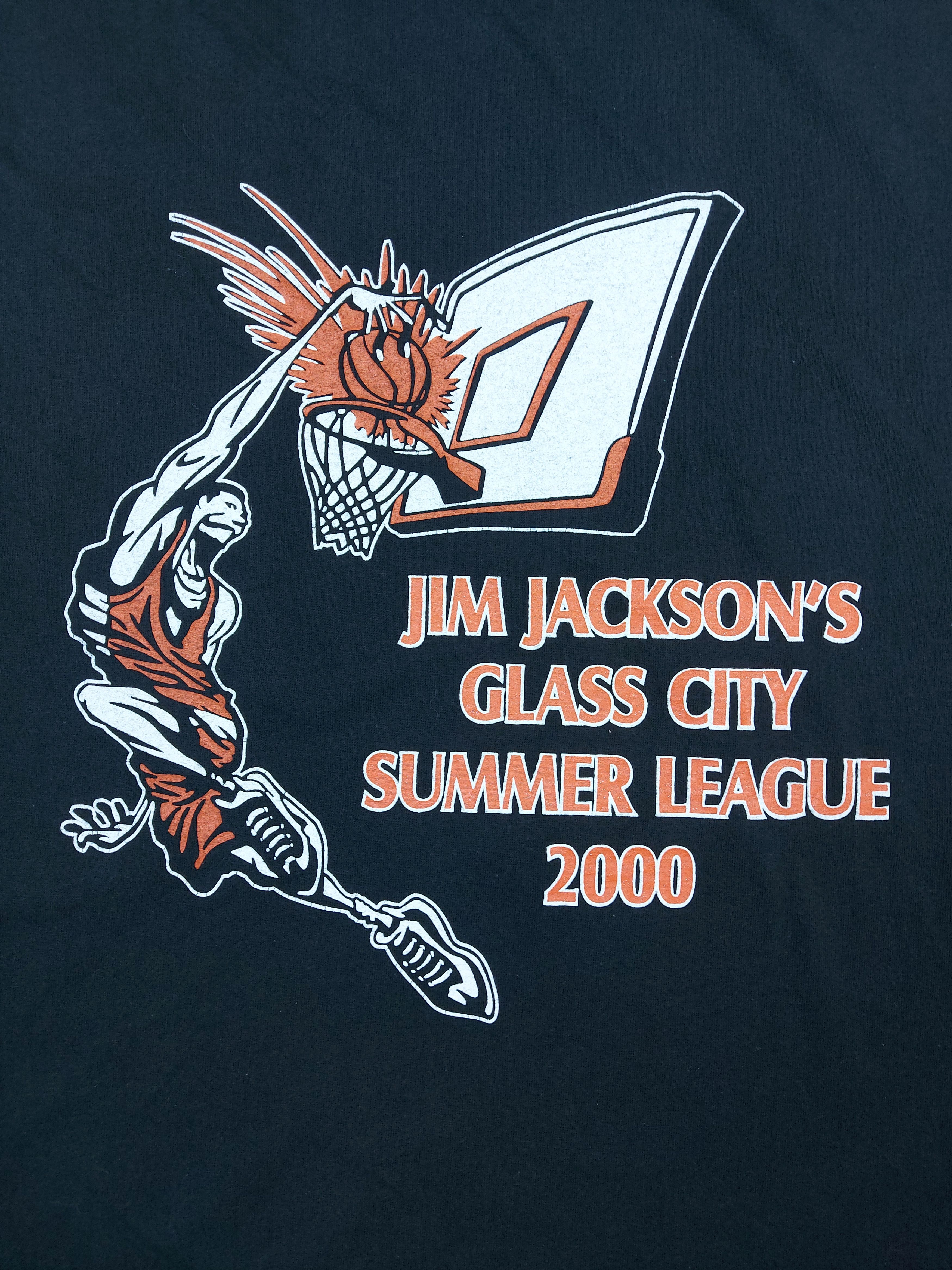 NBA × Nike × Vintage VTG 90s Y2K Nike Jim Jackson For The Love Of the Game TEE Size US XL / EU 56 / 4 - 5 Thumbnail