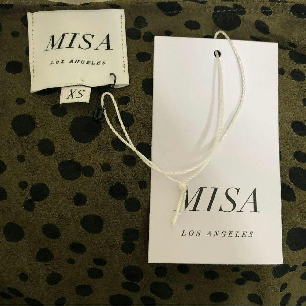 MISA Los Angeles NWT Misa Los Angeles boho Mavistela green ruffled dress XS Size XS / US 0-2 / IT 36-38 - 8 Thumbnail