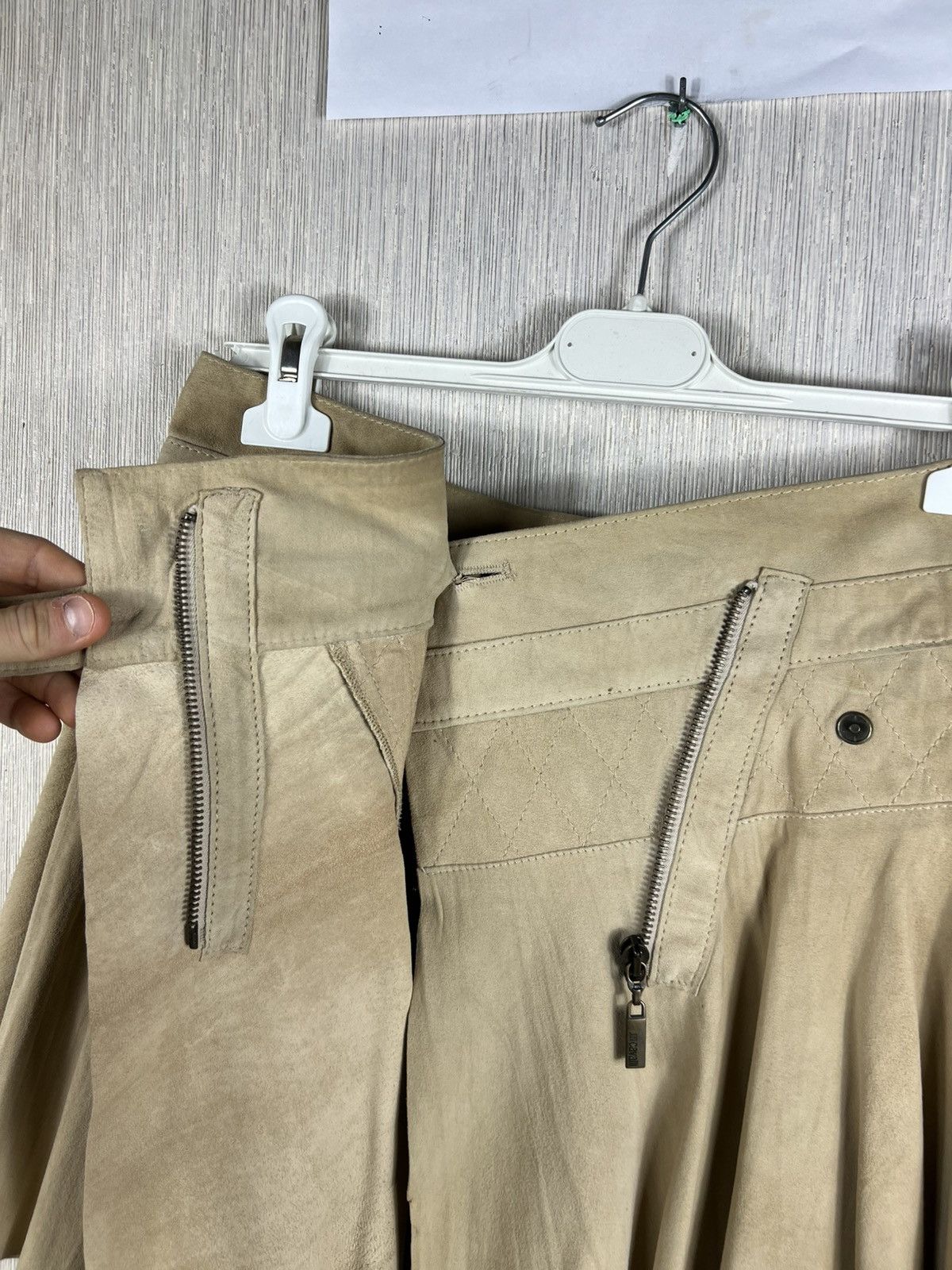 Roberto Cavalli Vintage 90s Roberto Just Cavalli y2k leather mini skirt Size 28" / US 6 / IT 42 - 11 Thumbnail