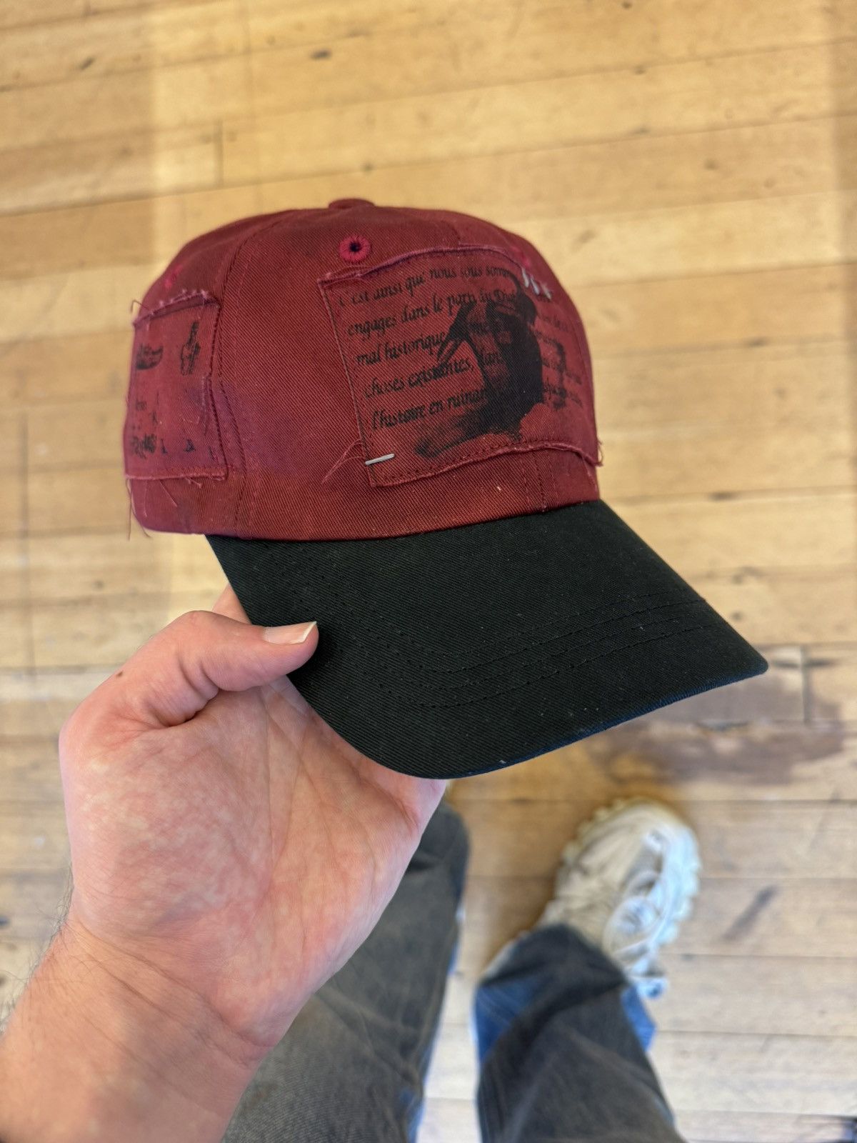 Enfants Riches Deprimes Enfants Riches Deprimes Red & Black Napoleon Hat Size ONE SIZE - 1 Thumbnail