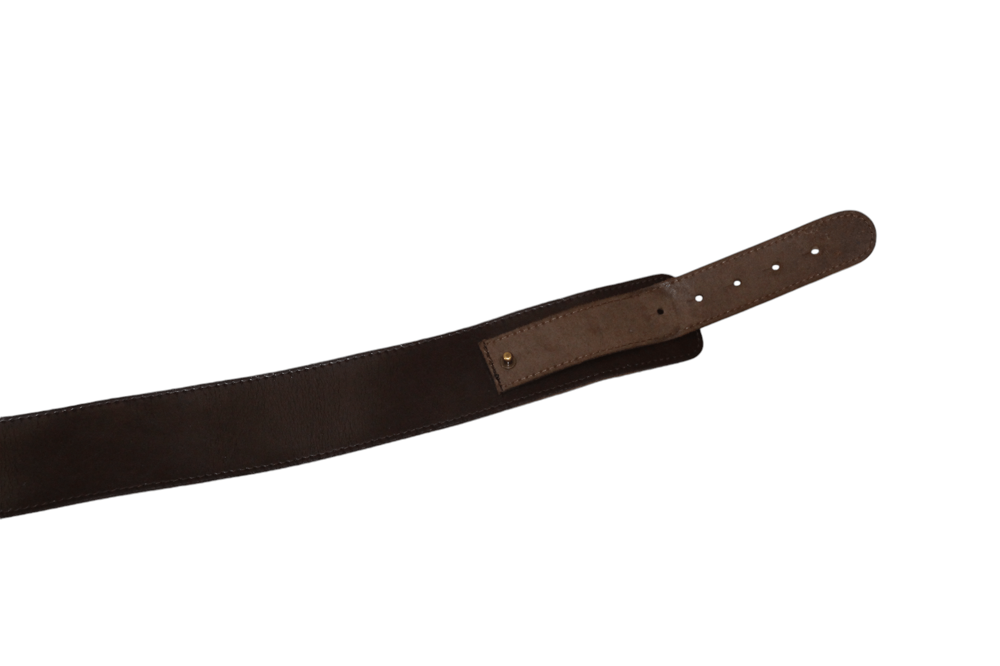 Van RARE Van den Hoogen designers leather wide belt Size ONE SIZE - 8 Thumbnail