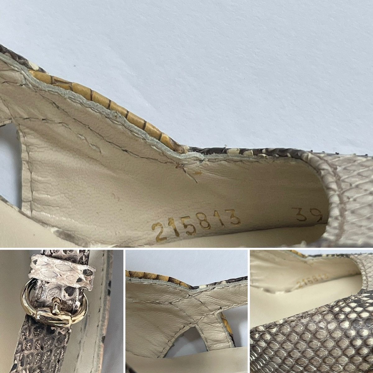 Gucci Gucci Kotao Wedge Sandals Size US 9 / IT 39 - 9 Thumbnail
