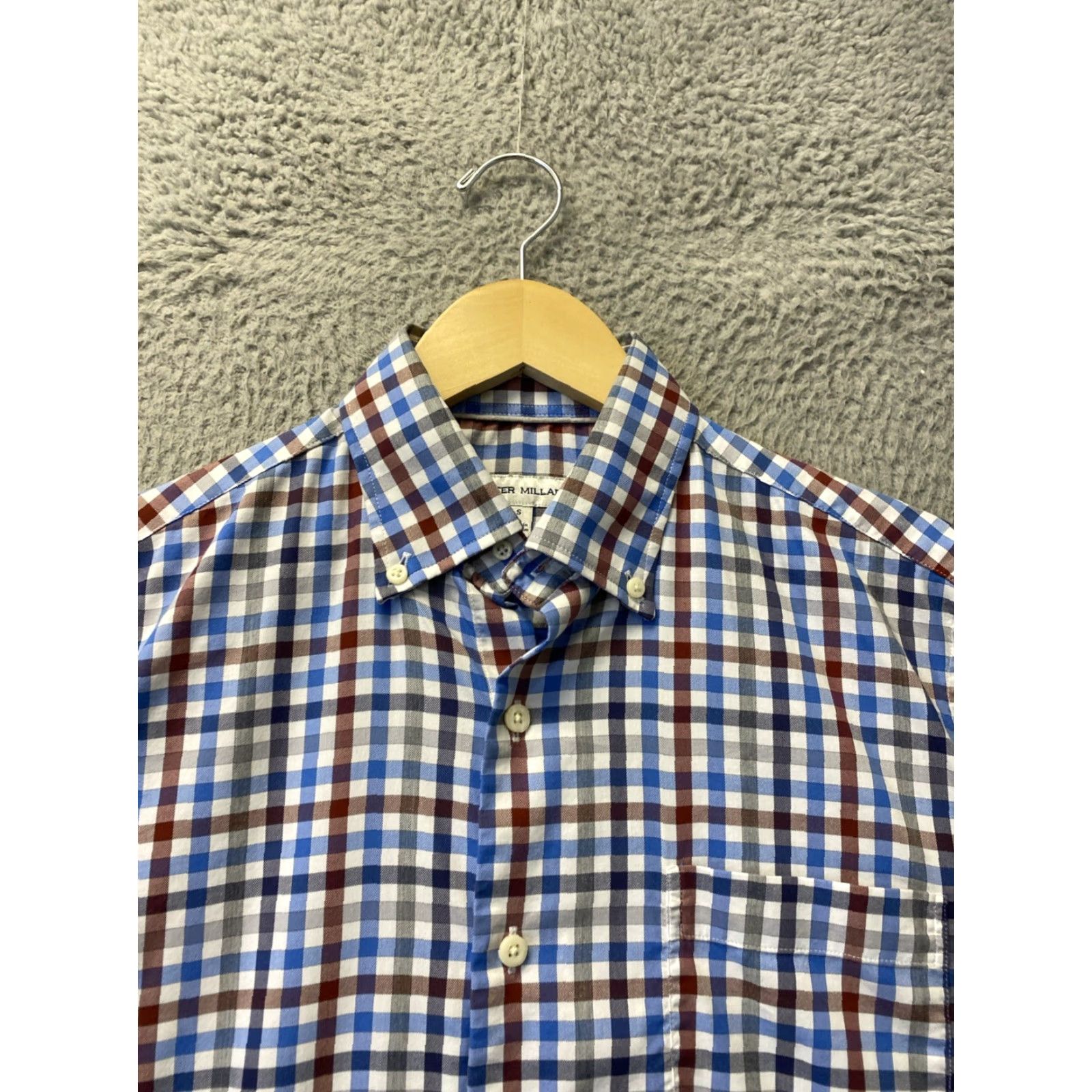 Peter Millar Peter Millar Comfort Plaid Button-Down Shirt Men’s Small Long Sleeve Stretch Multicolor Size US S / EU 44-46 / 1 - 3 Thumbnail