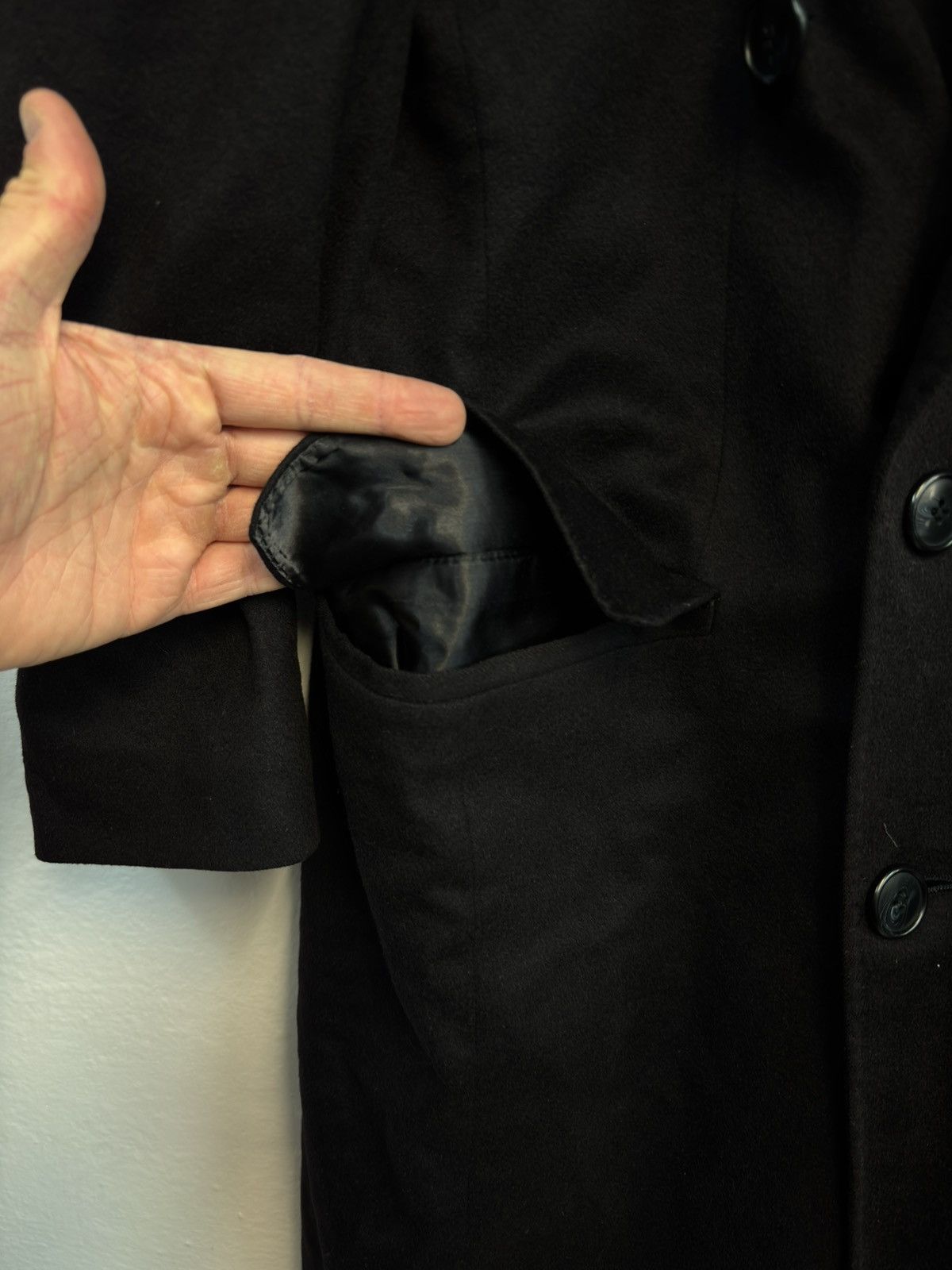 Japanese Brand × Loro Piana Lori Piana Long Coat 100% Cashmere Designer Luxury Rare 90s Size M / US 6-8 / IT 42-44 - 3 Thumbnail