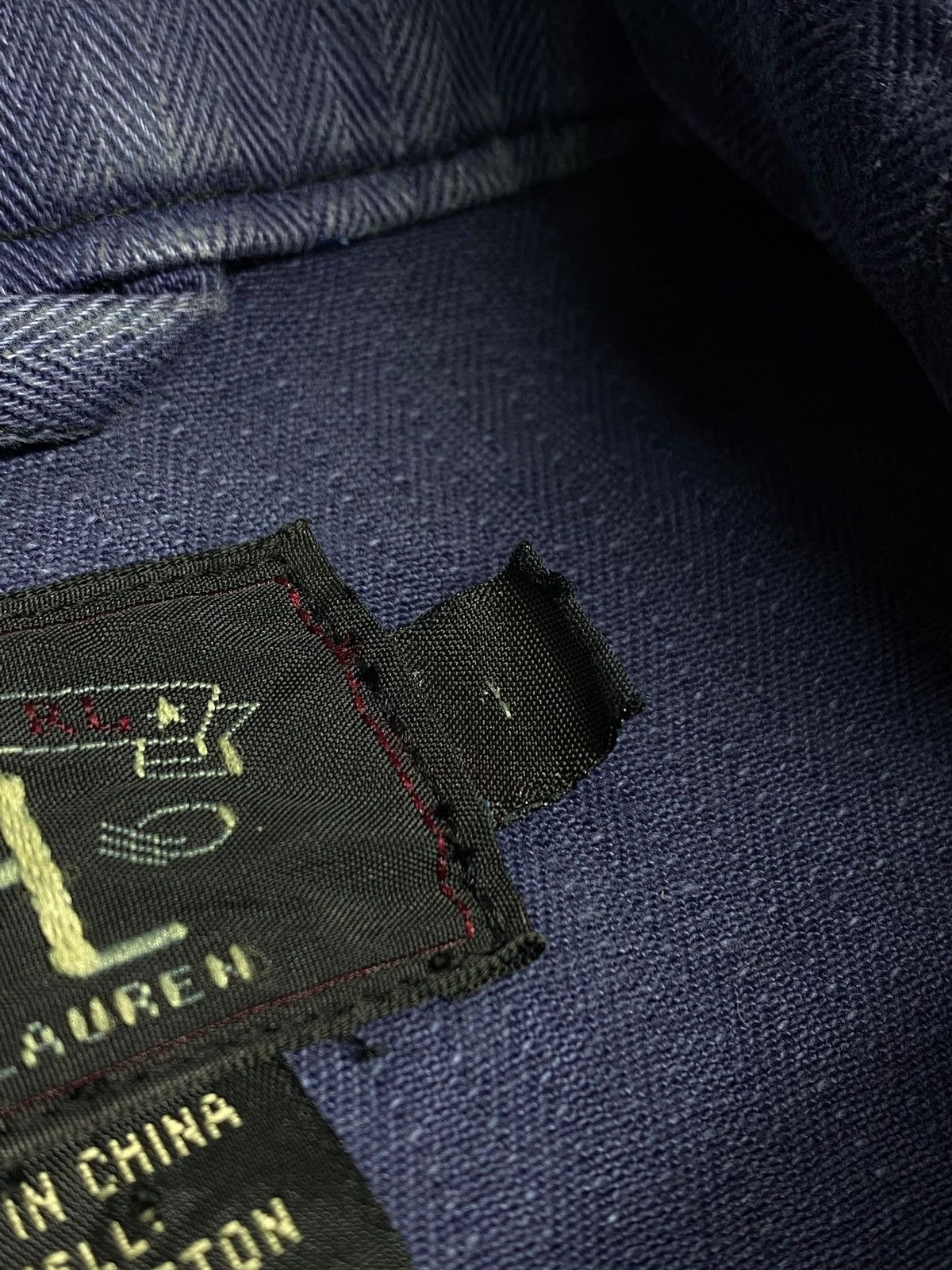 RRL Ralph Lauren RRL Double R Ralph Lauren Vintage Denim Jacket Officer Vibe Size S / US 4 / IT 40 - 22 Thumbnail