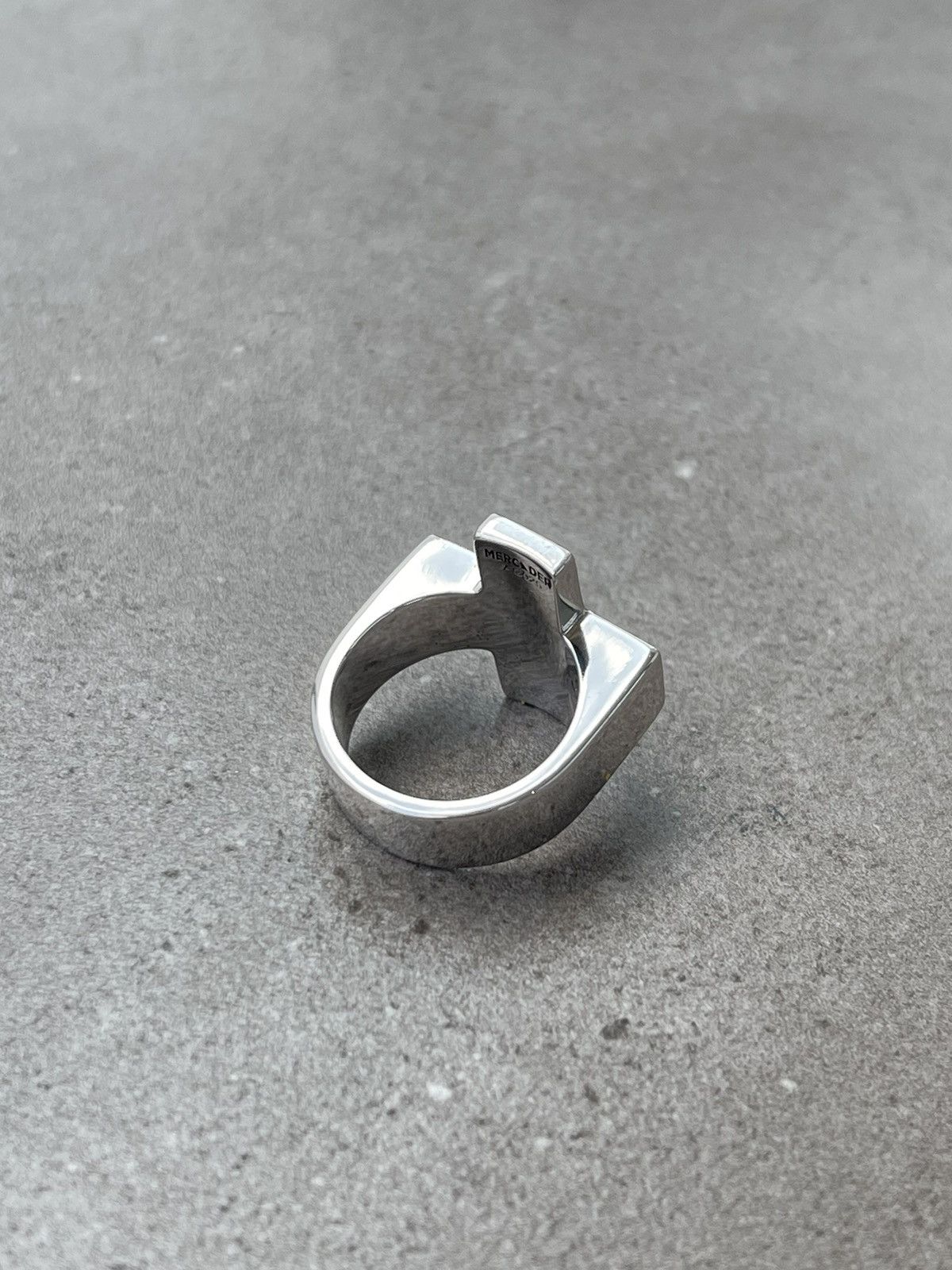 Other !DS! SS23 Mercader Plus Silver Ring Size ONE SIZE - 6 Thumbnail