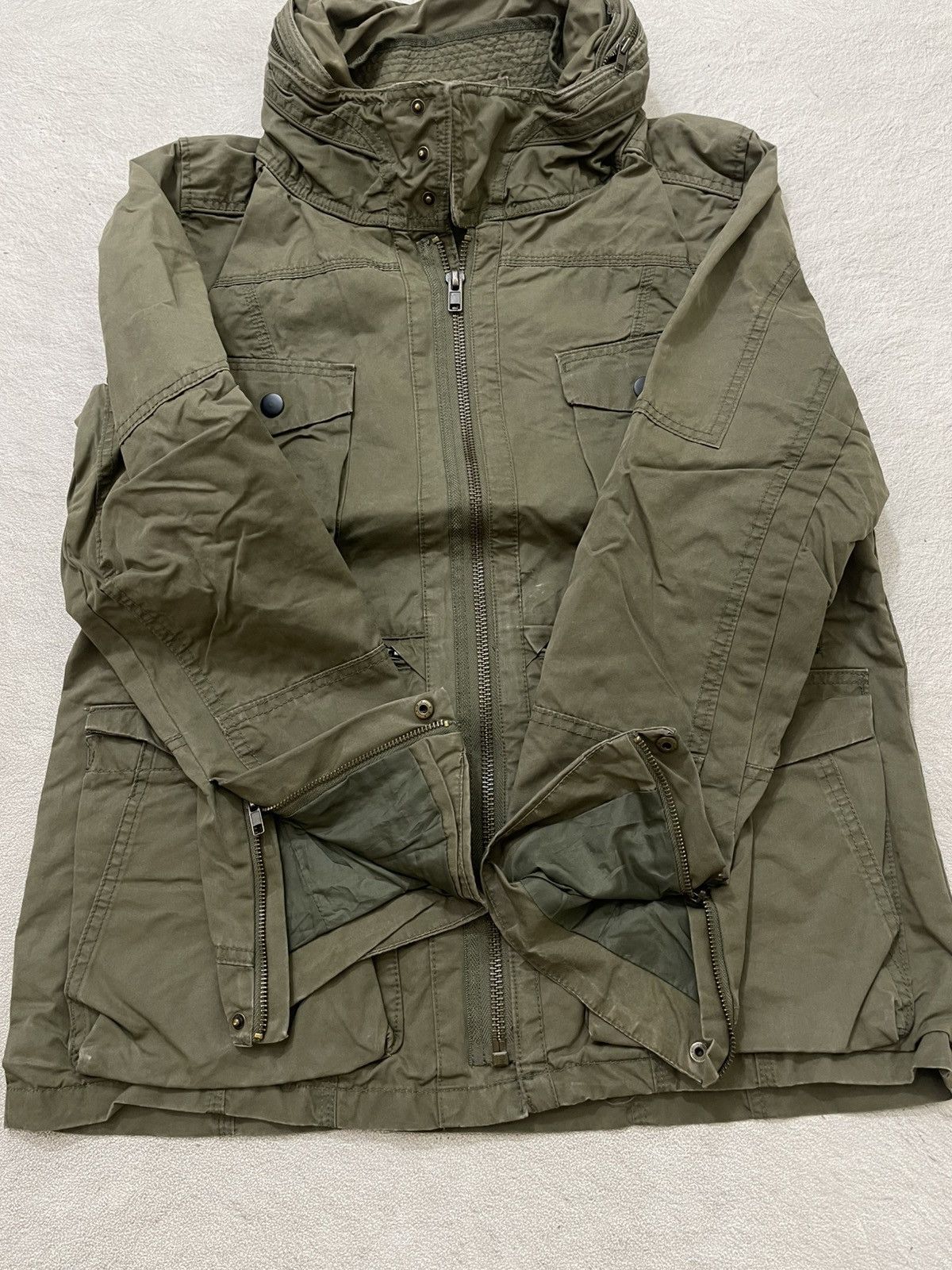 Alpha Industries 2000s Archival Military Jacket Utility Ifsix LGB Gorpcore Size US L / EU 52-54 / 3 - 6 Thumbnail