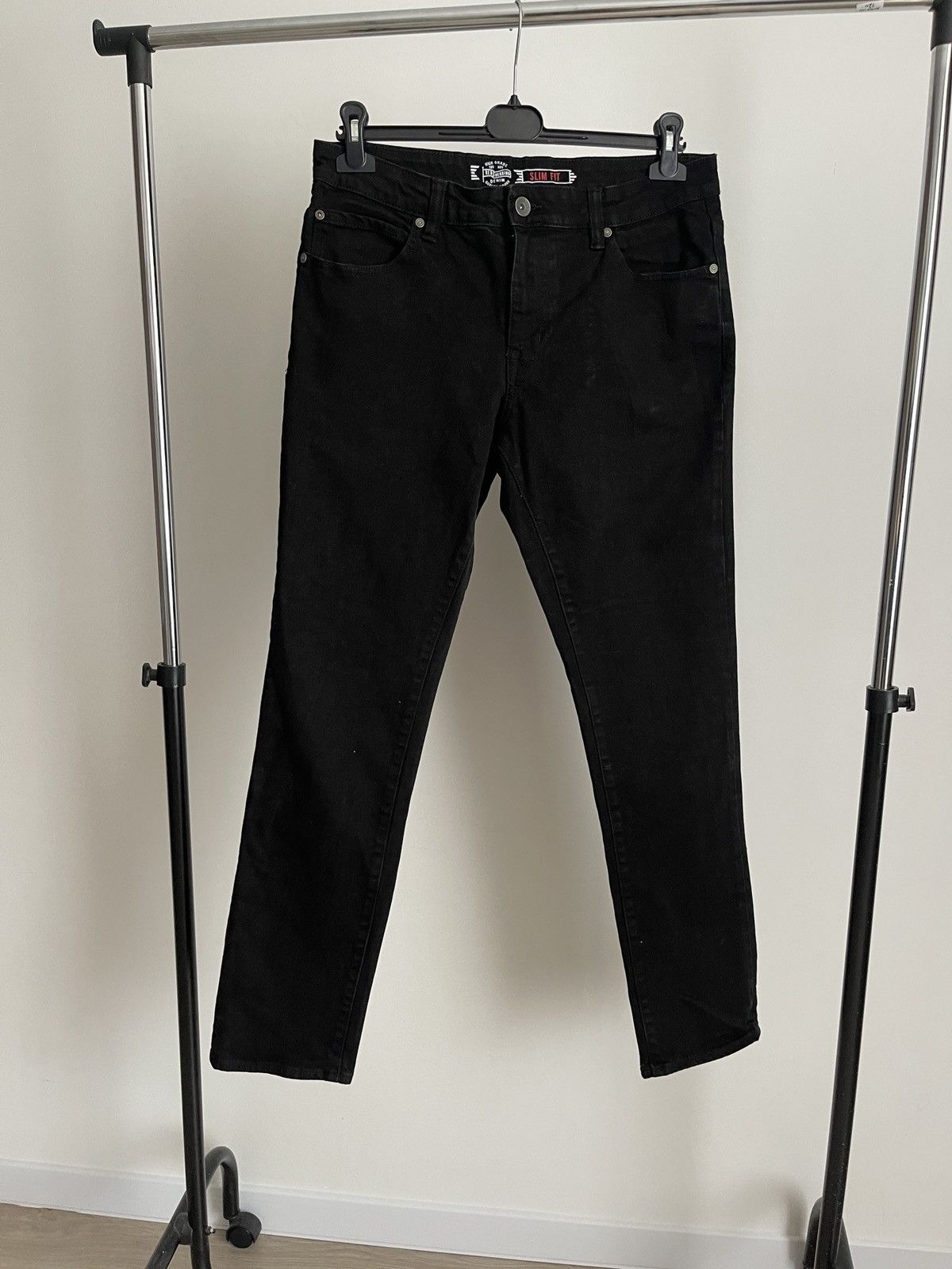 Vintage Red herring mens jeans black denim W34 Size US 34 / EU 50 - 1 Thumbnail