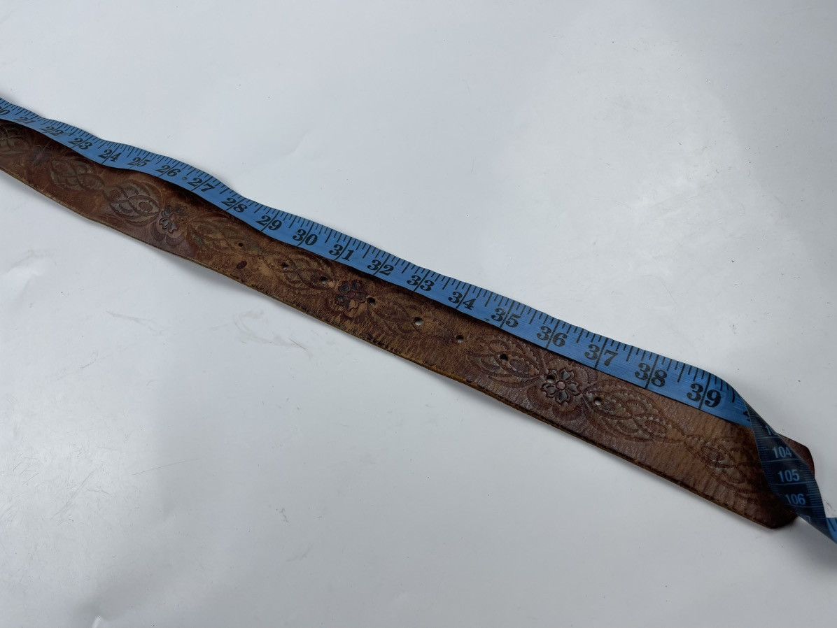 Genuine Leather × Japanese Brand genuine leather belt Size 34 - 3 Thumbnail