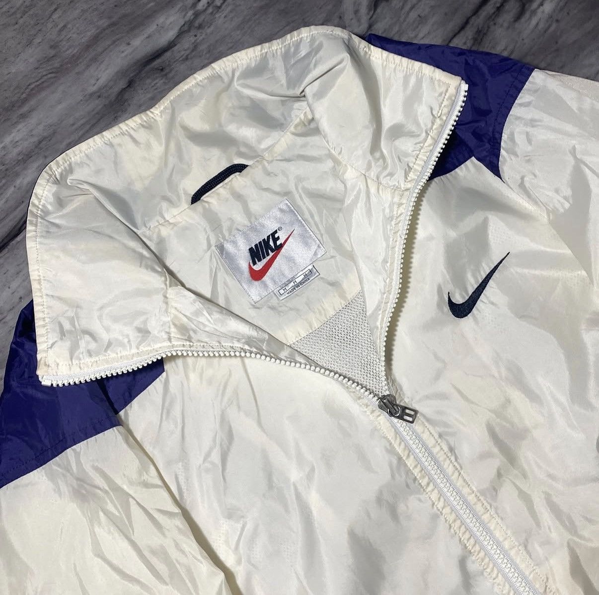 Nike 90s Nike Big Swoosh Windbreaker jacket ⭐️ Size US S / EU 44-46 / 1 - 5 Thumbnail