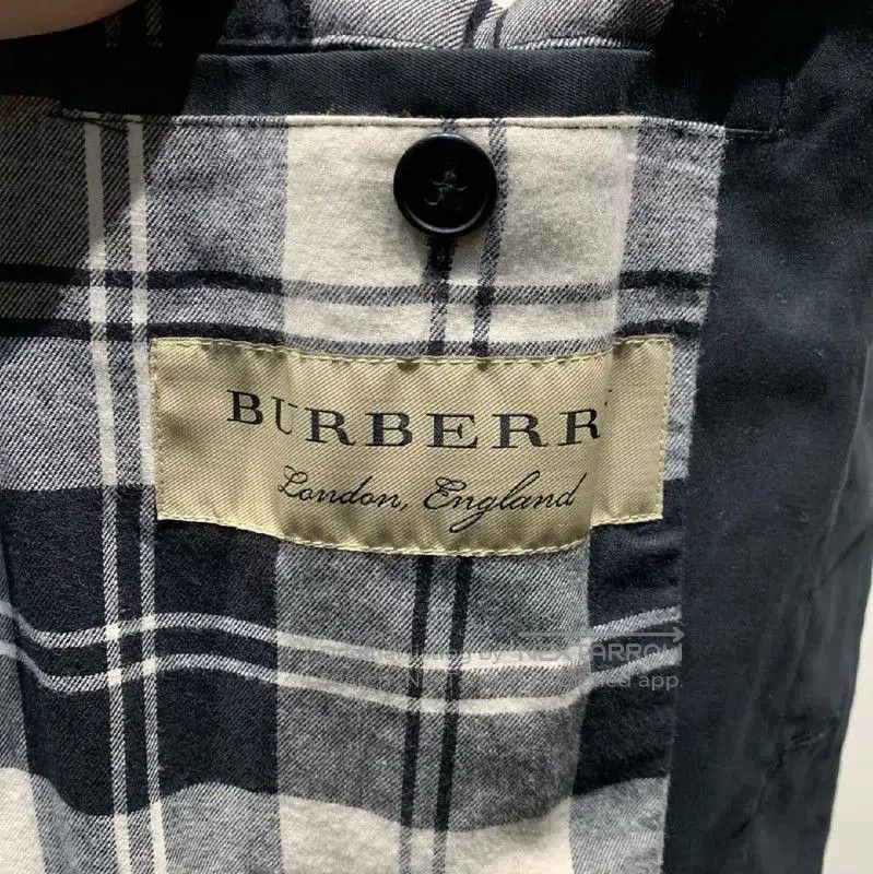 Burberry Burberry Black Cotton Men's Overcoat. Size US M / EU 48-50 / 2 - 6 Thumbnail