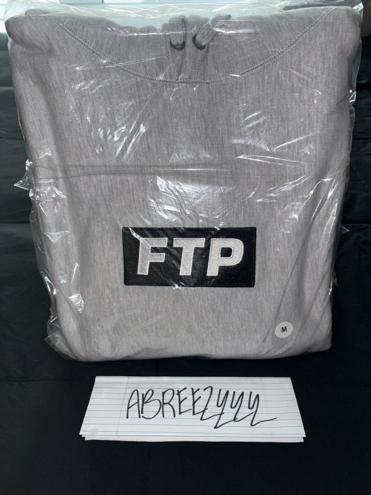 Fuck The Population FTP Slap Logo Hoodie (Embroidered, Grey) Size US M / EU 48-50 / 2 - 1 Thumbnail