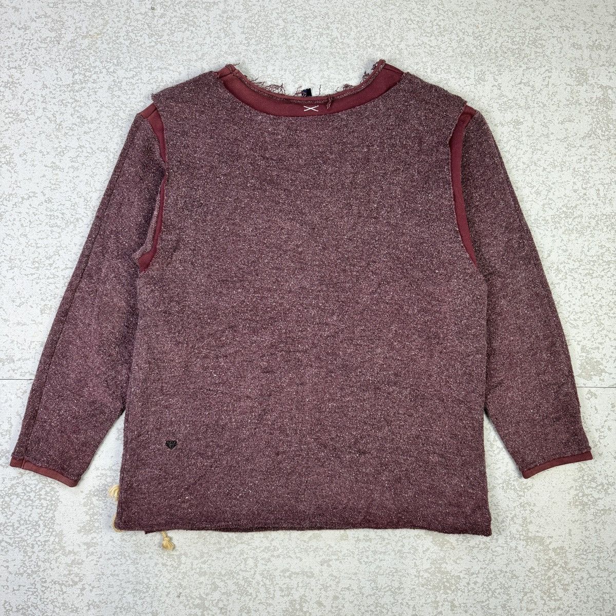 Japanese Brand × Sifury 💥Rare Japanese Brand SIFURY Maroon Strange Sweater Jumper Size US M / EU 48-50 / 2 - 7 Thumbnail
