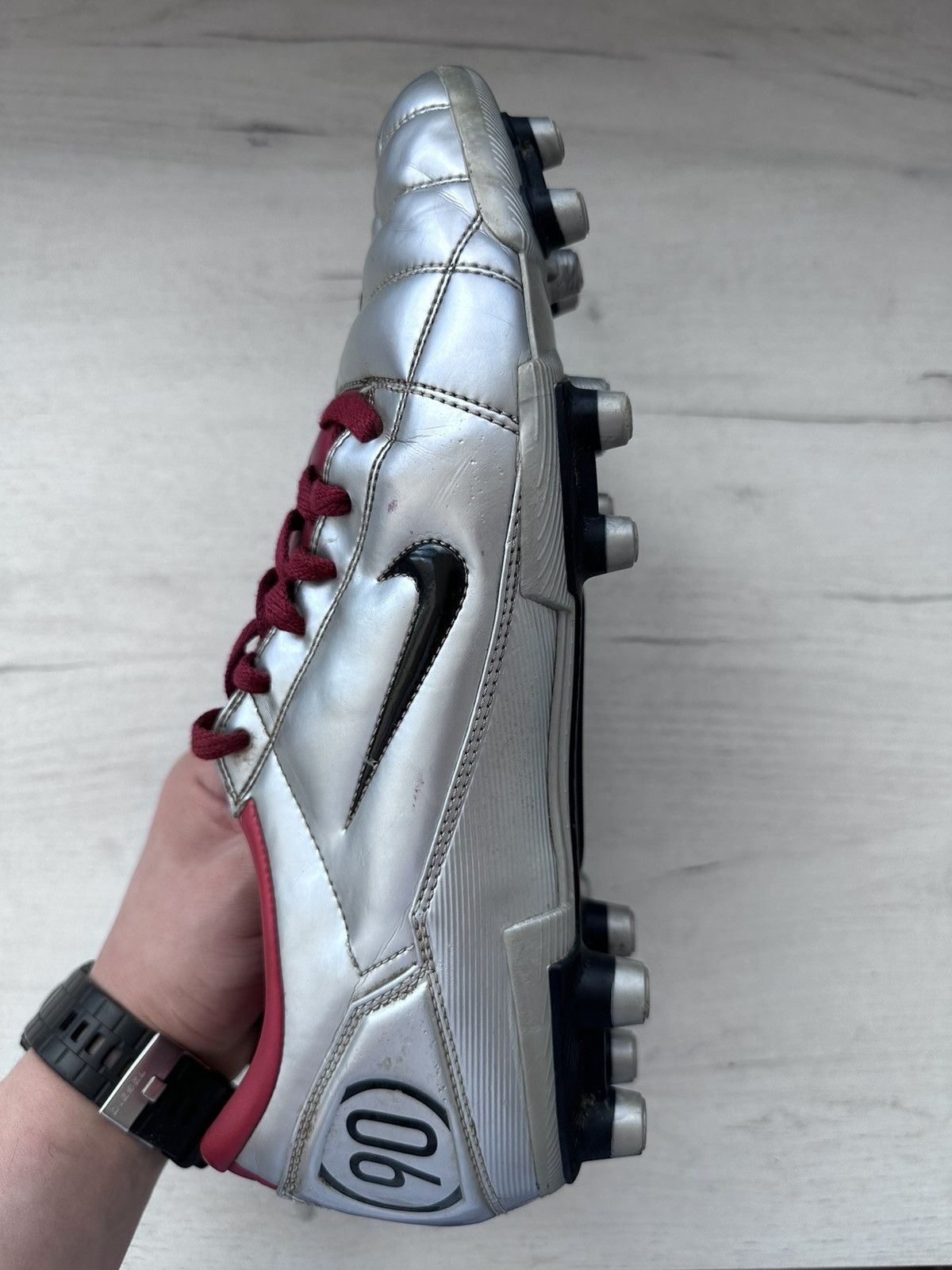 Nike × Vintage Nike Total 90 Football Cleats Boots Mens Rare US13 UK12 Size US 13 / EU 46 - 12 Thumbnail